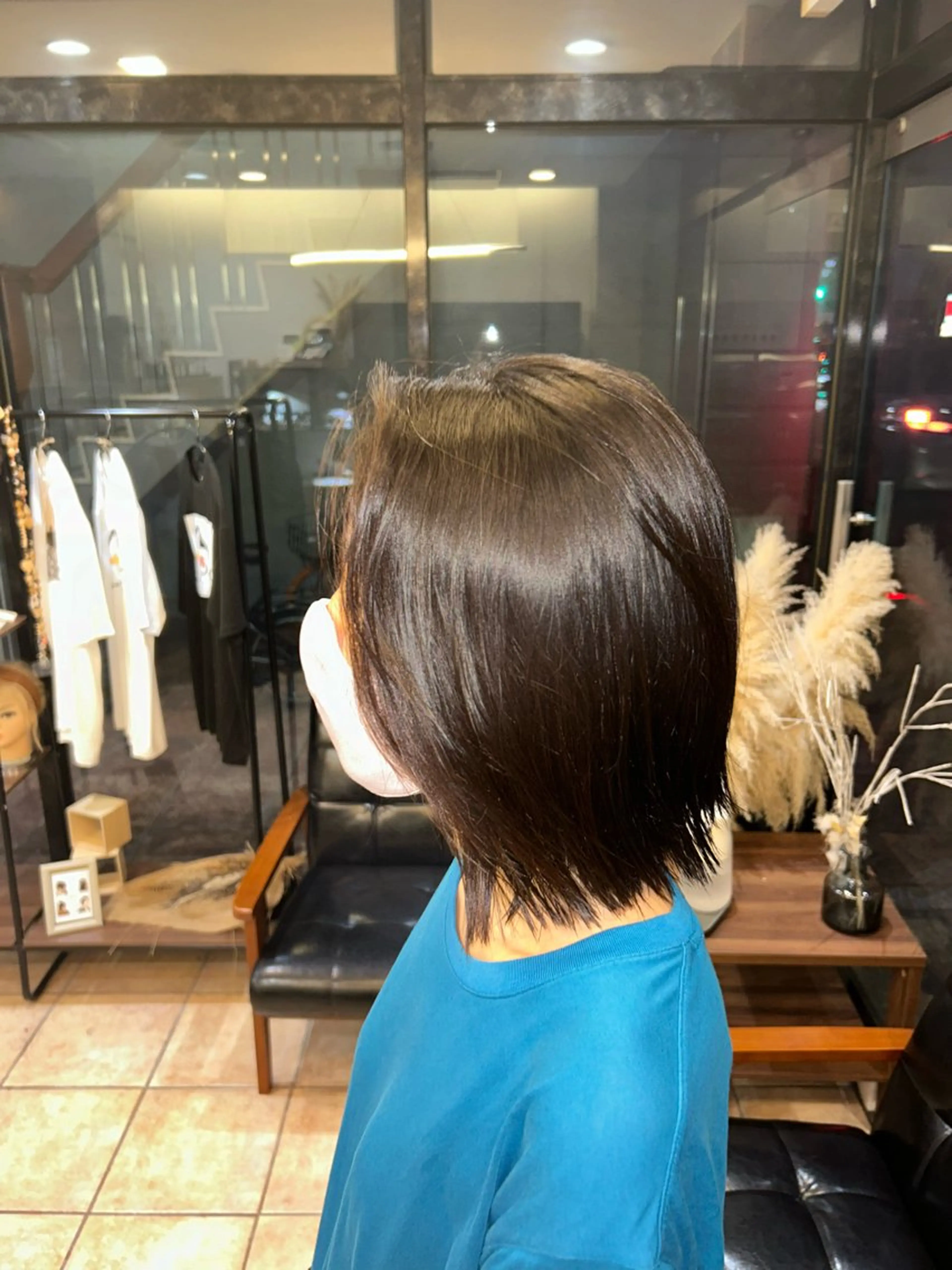 ミディアム 西田辺/ タカスナオヤのヘアスタイル