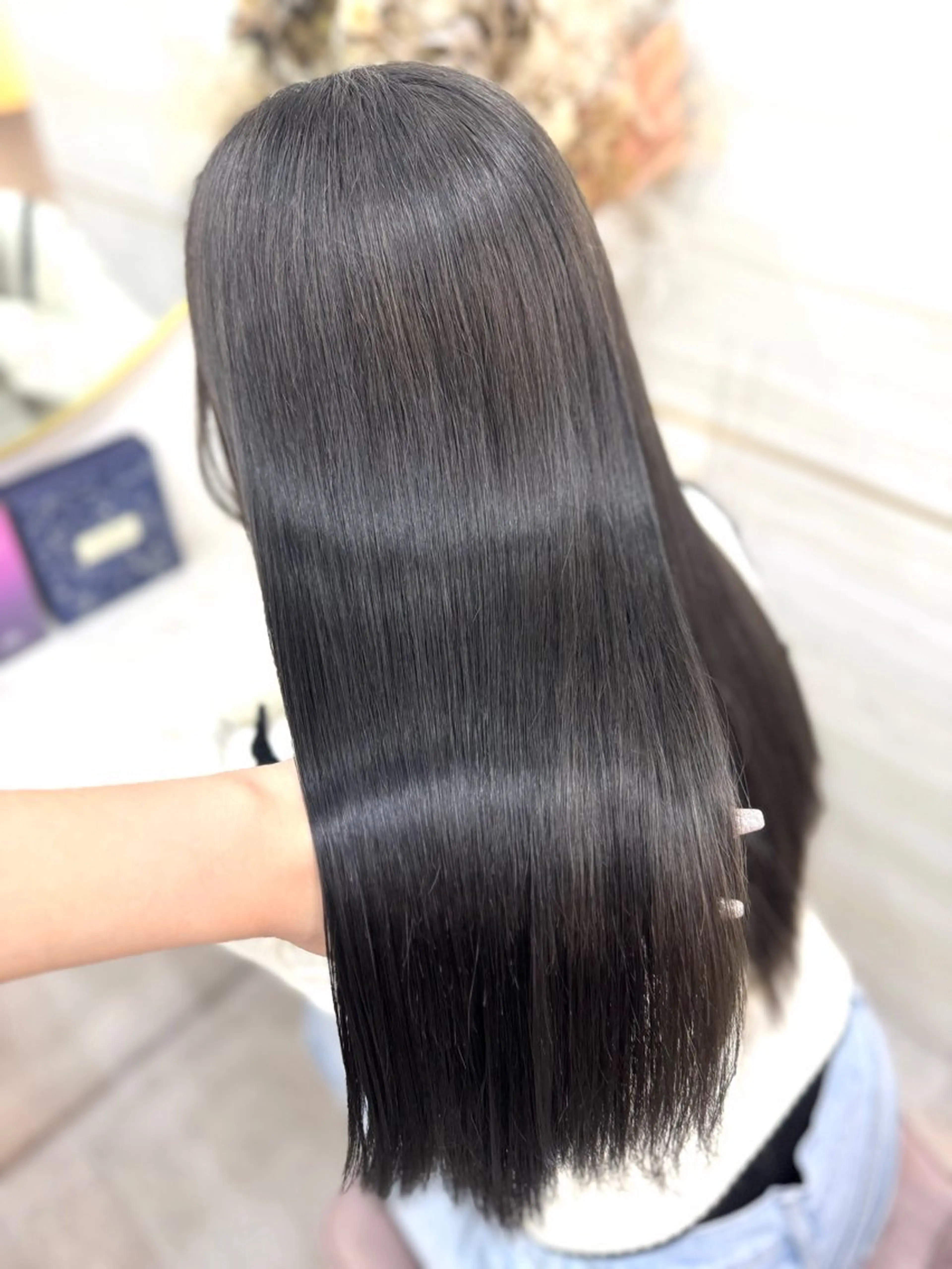 ロング カラー ヘアカラー トリートメント 🩶鈴木茉奈🩶艶髪 /透明感/暖色カラーのヘアスタイル