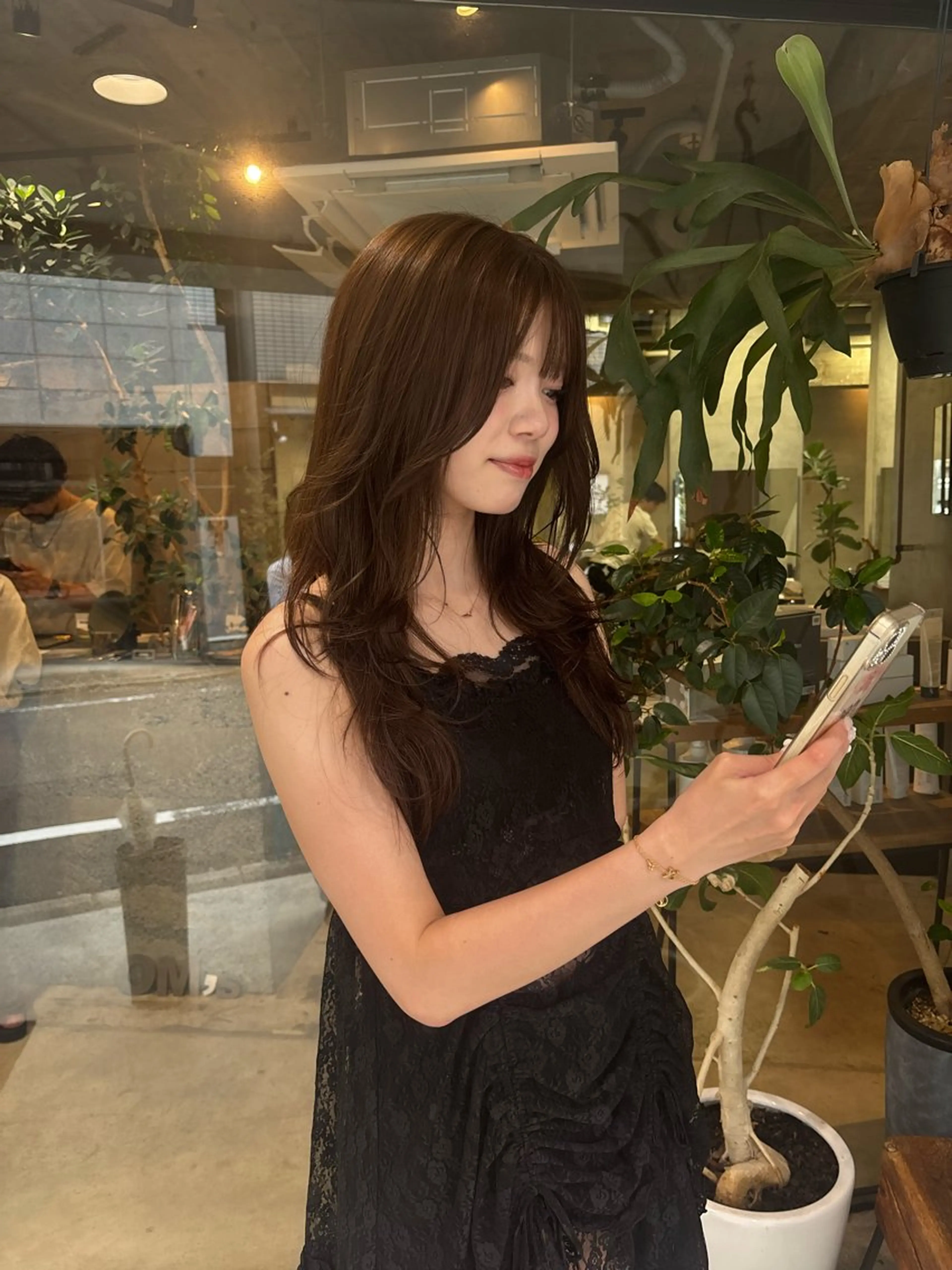 ロング ハッシュカット 名古屋/大須/ カットモデル/なつみのヘアスタイル