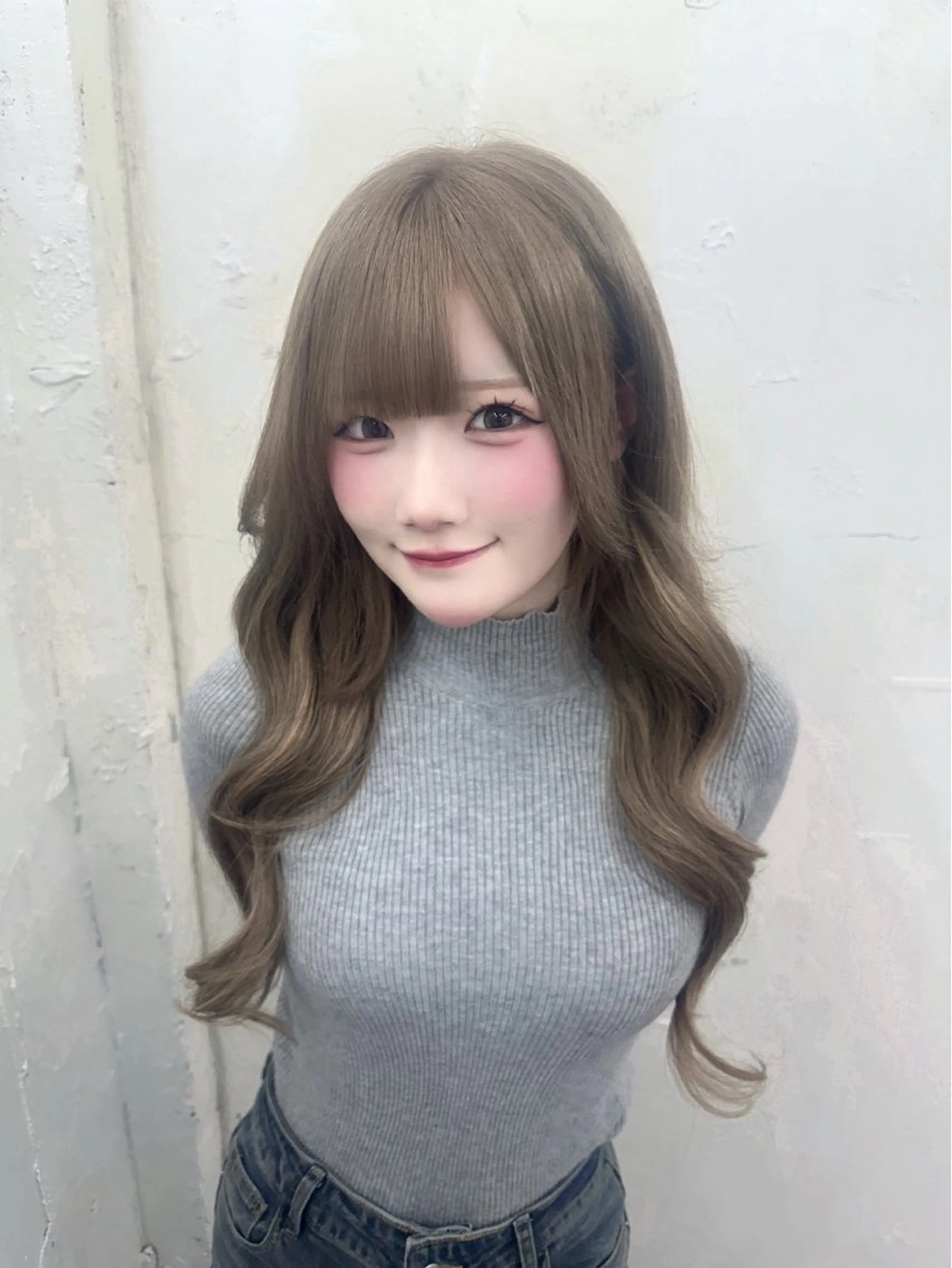 ロング カラー ブリーチ ヘアカラー エクステ 🫧miyu/艶カラ ーエクステ🫧のヘアスタイル