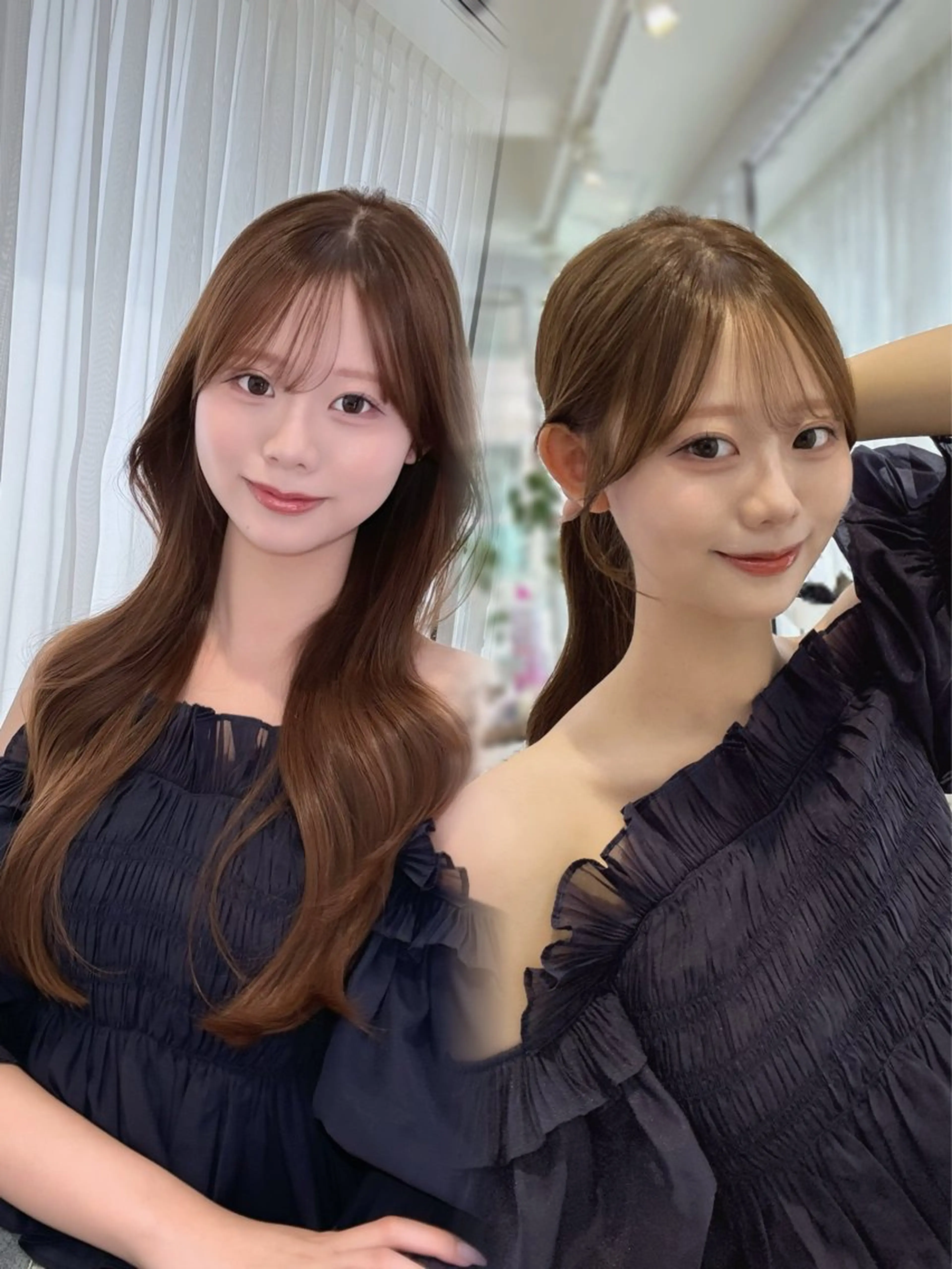 ロング 中顔面短縮 顔まわり新田大翔のヘアスタイル