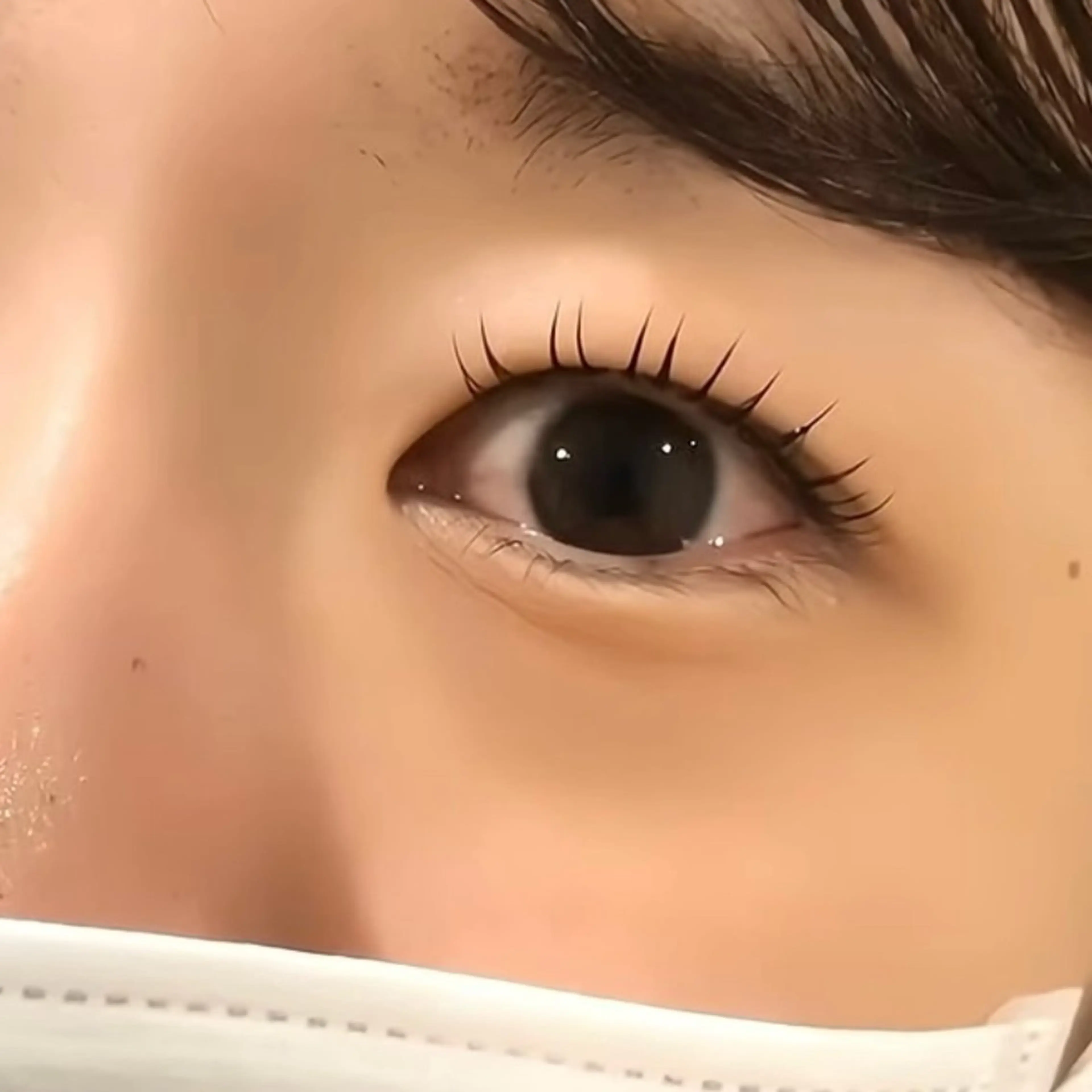 💫2～3回目限定💫韓国風まつ毛パーマ＋集中ケアトリートメント＋アイシャンプー　束感仕上ｺｰﾃｨﾝｸﾞ付￥3500の写真