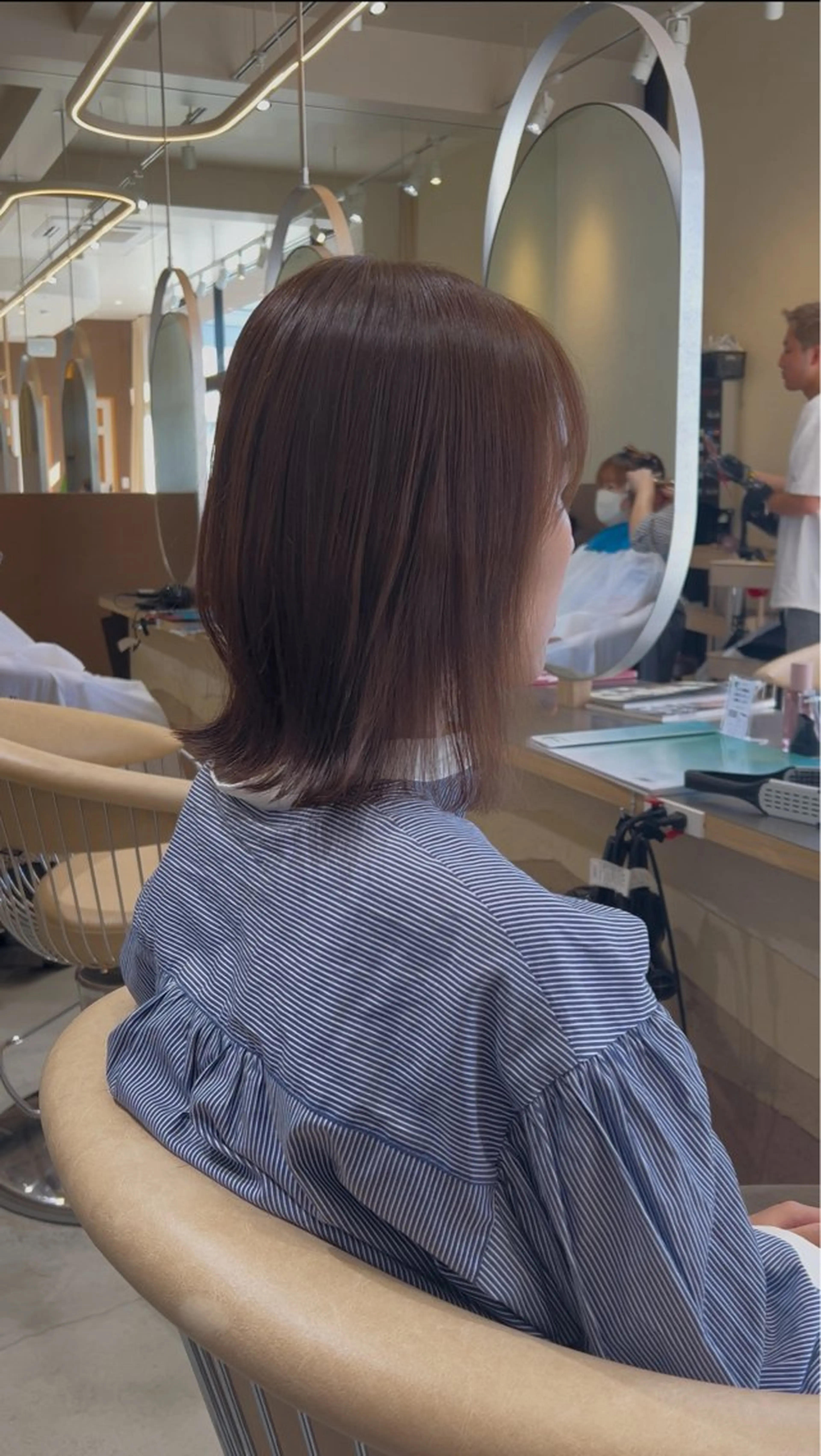 似合わせカット＋艶カラー【根元染め】ナノミストTRの写真