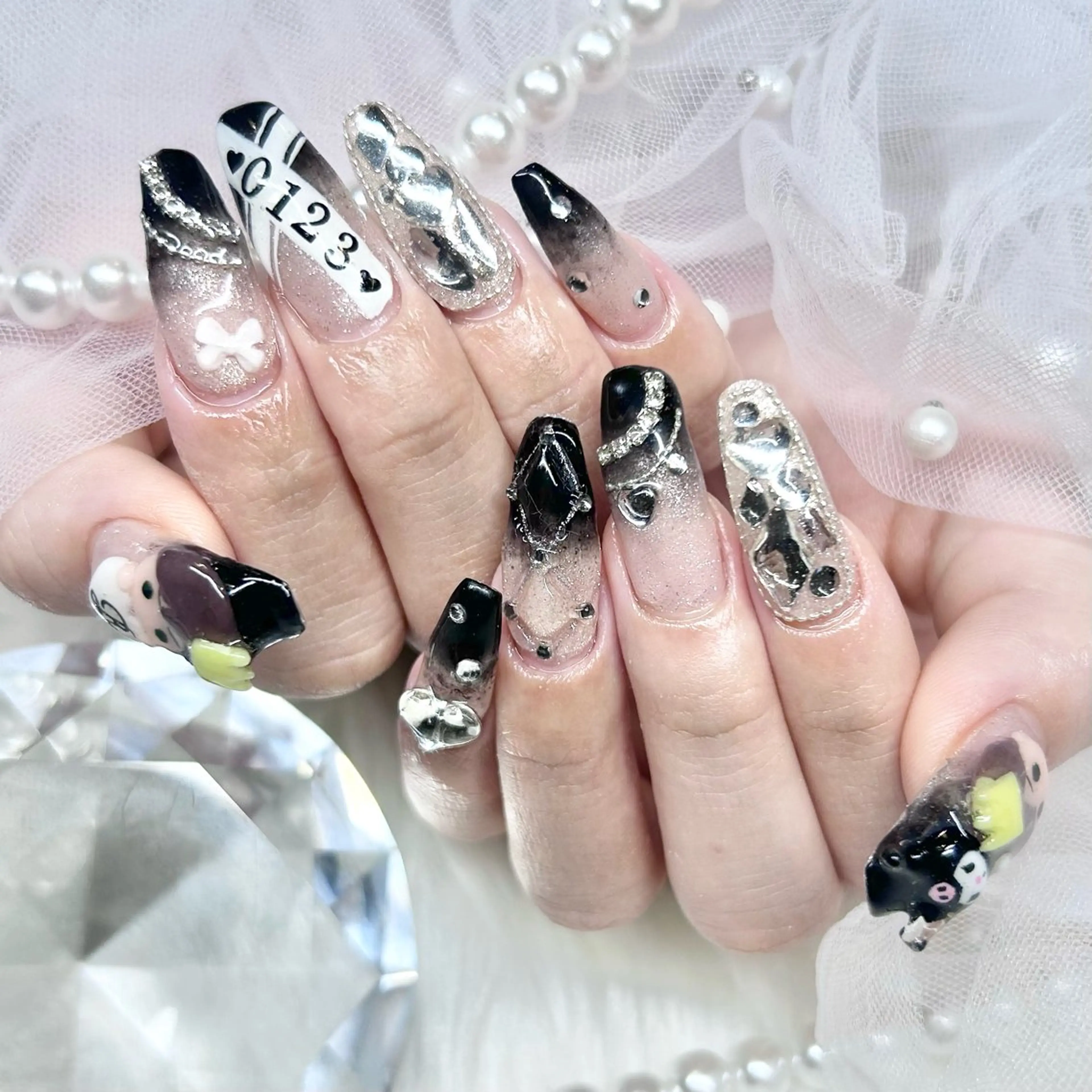 ネイル ハンドネイル Lumo所属・めろち ちゃんのネイルデザイン