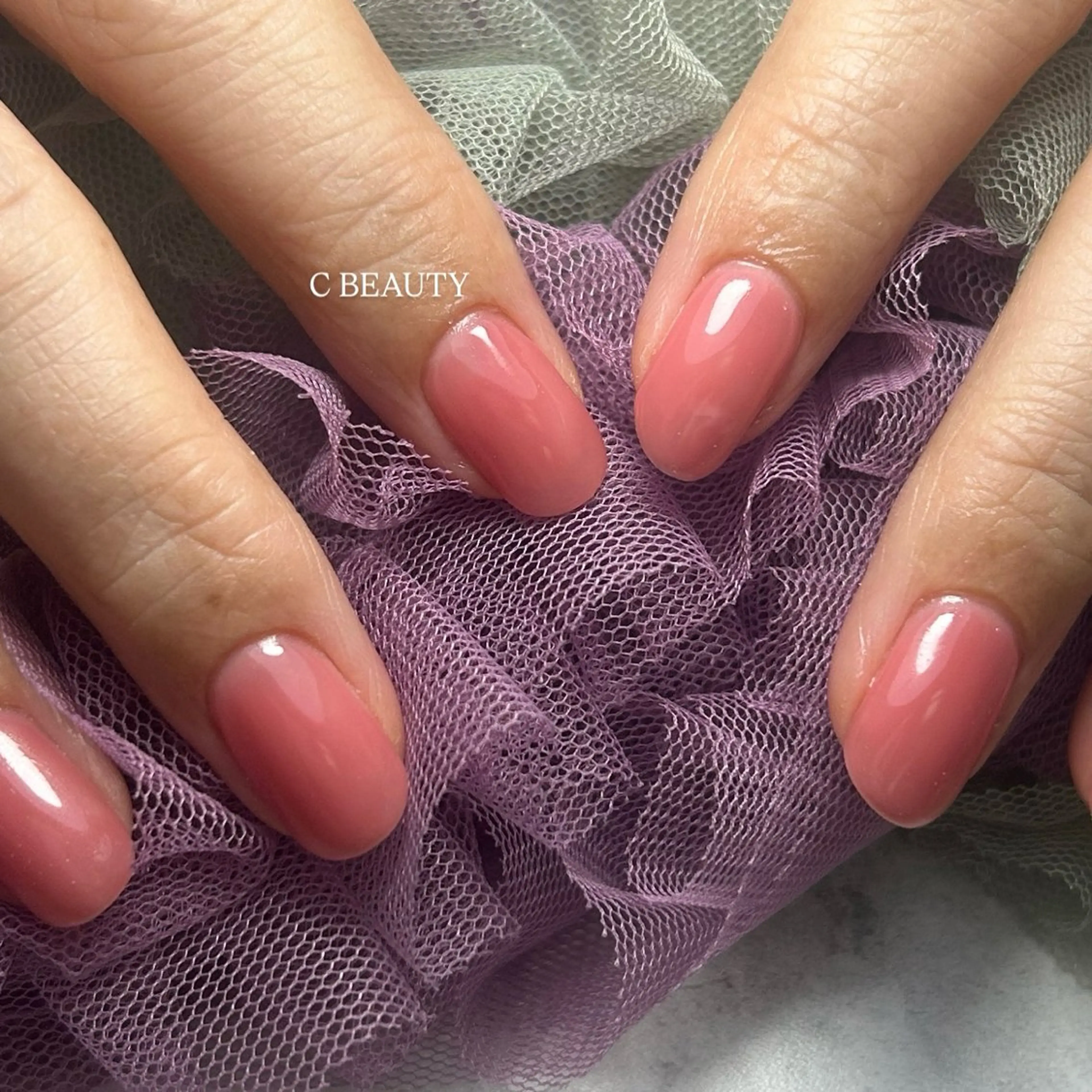 ネイル ワンカラーネイル C BEAUTY／ KAEDEのネイルデザイン