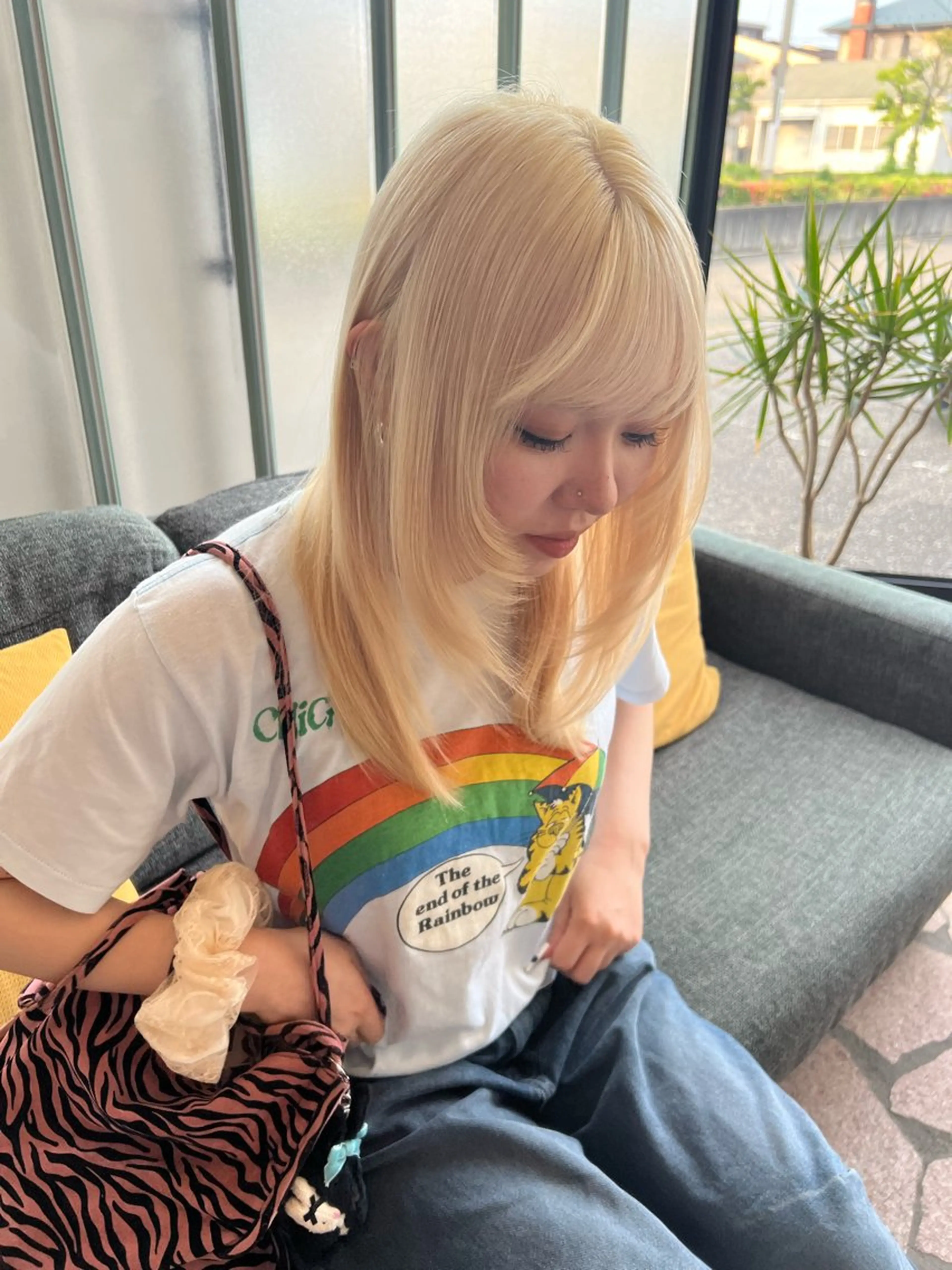 ロング カラー 只野 真衣のヘアスタイル