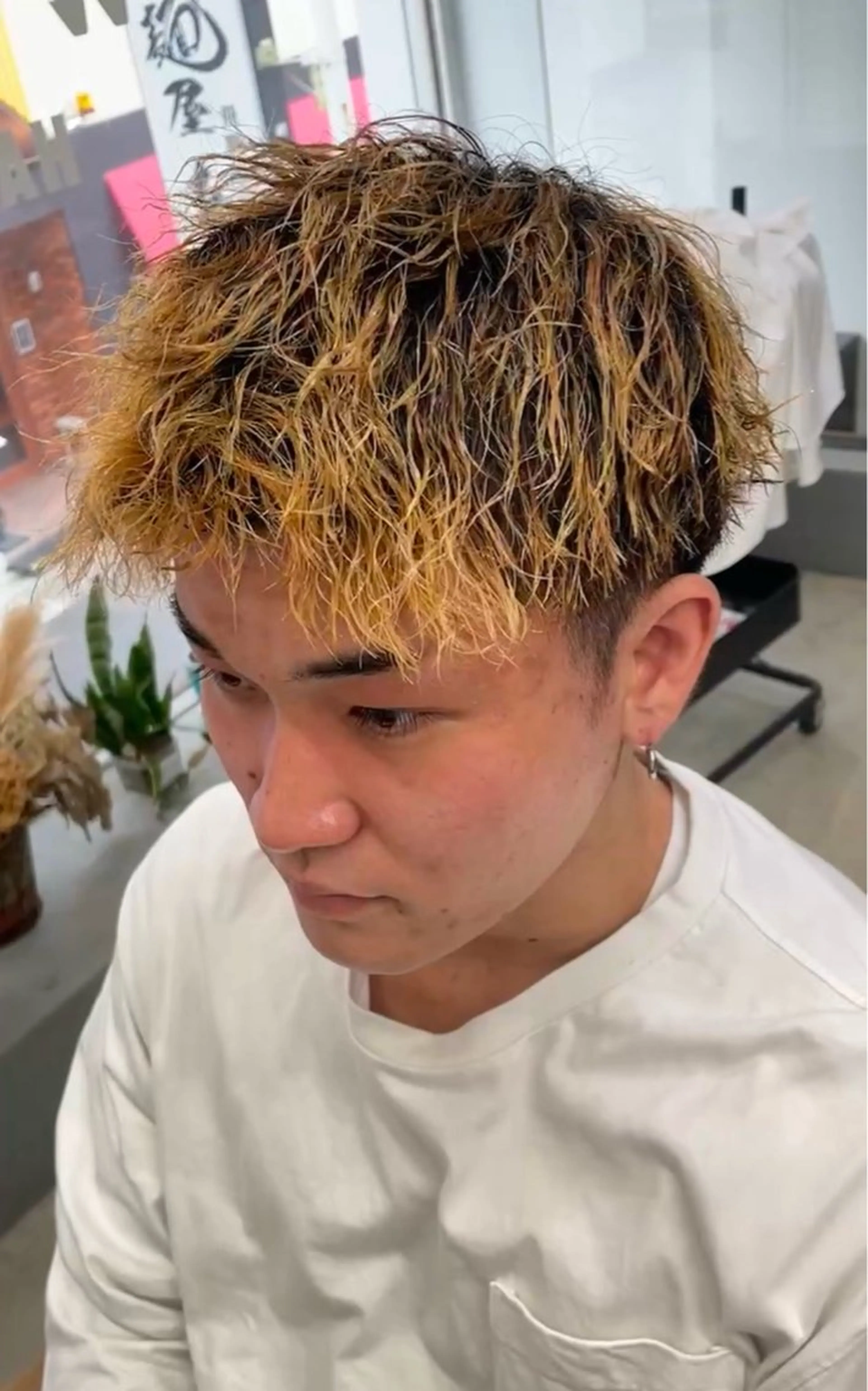 ショート パーマ メンズ メンズ専門サロン wokeのヘアスタイル