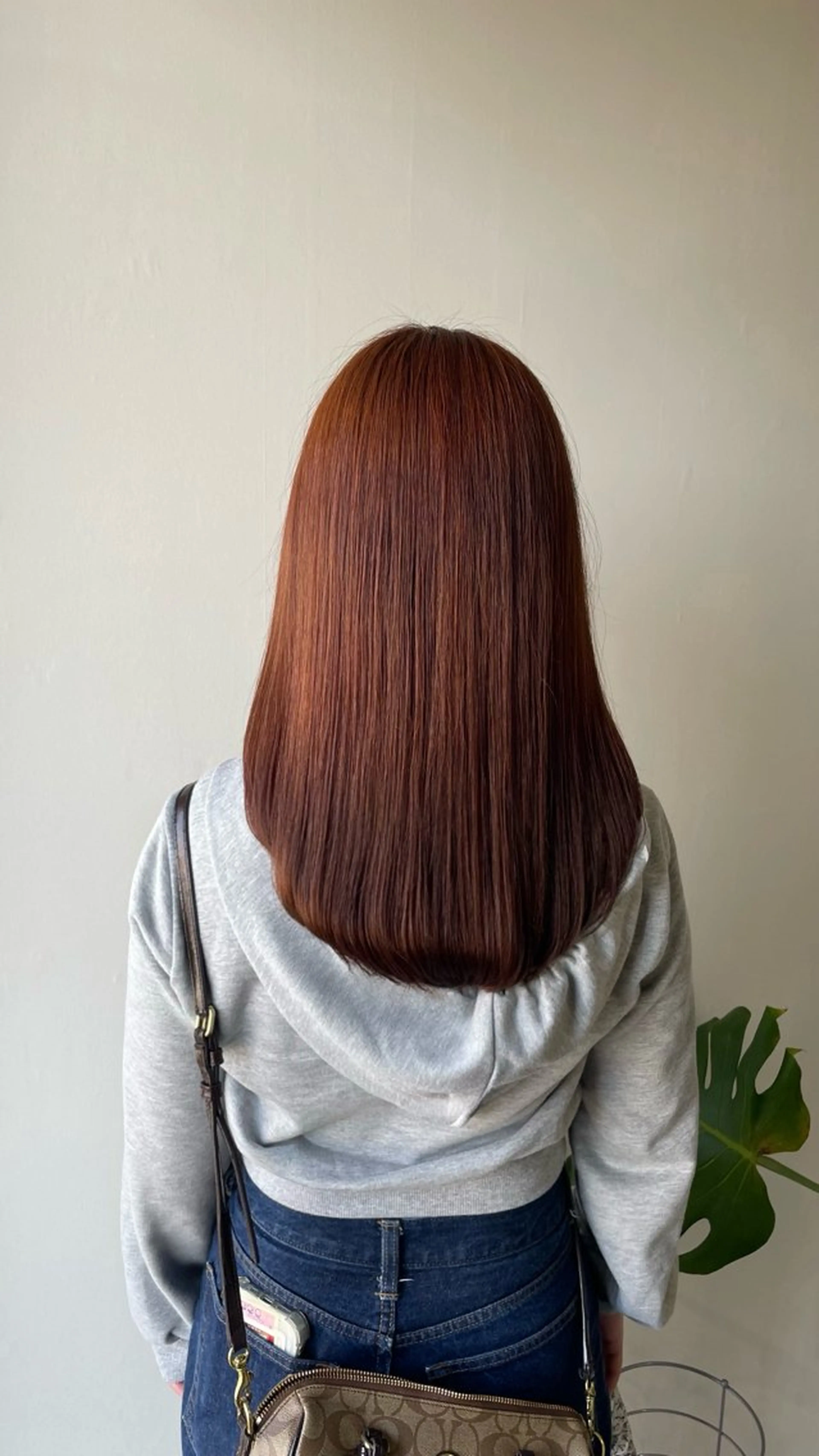 ロング カラー ブラウンカラー オレンジ オレンジブラウン Fill mikuのヘアスタイル