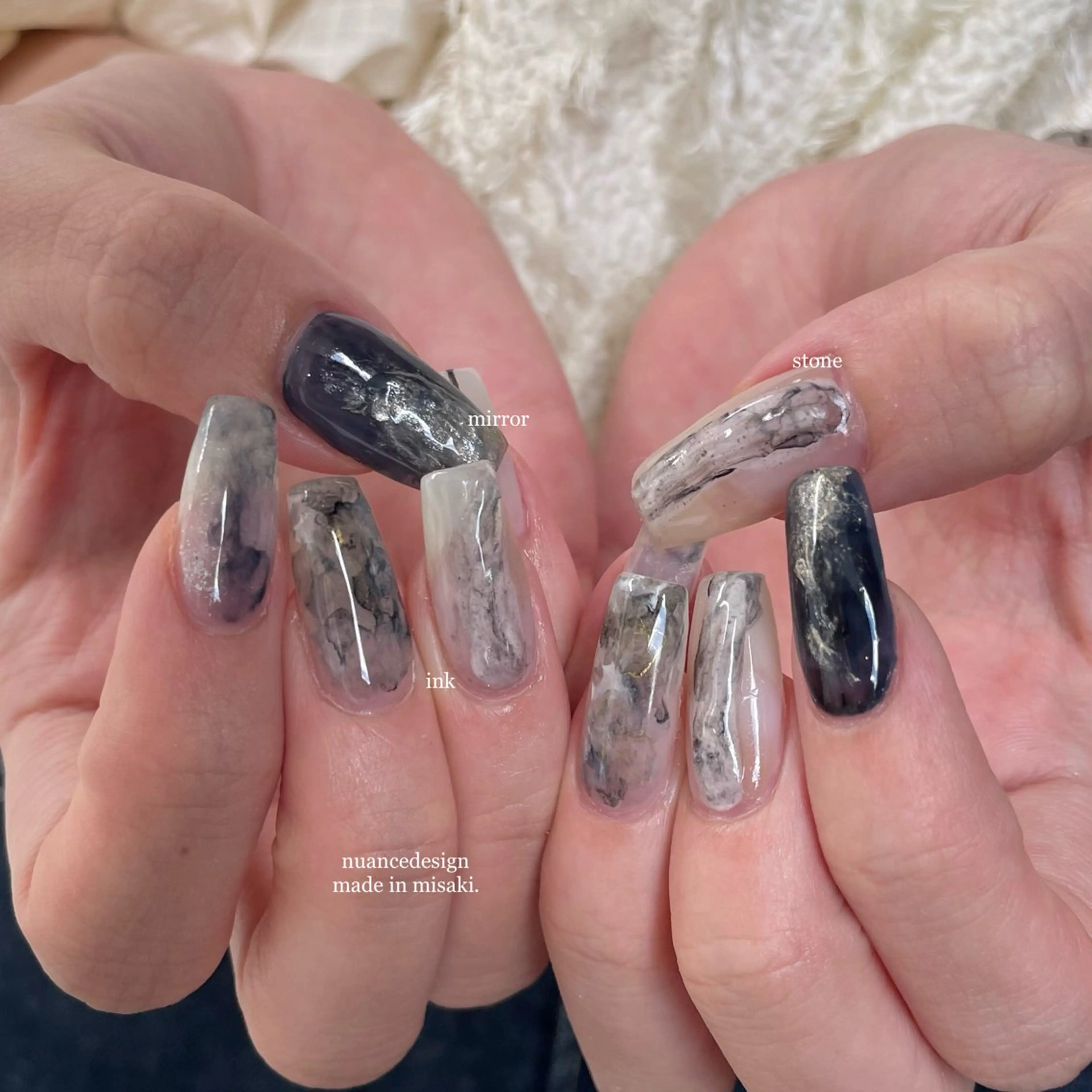 ネイル アートネイル ニュアンスネイル ハンドネイル 🤍One MISAKI🤍のネイルデザイン