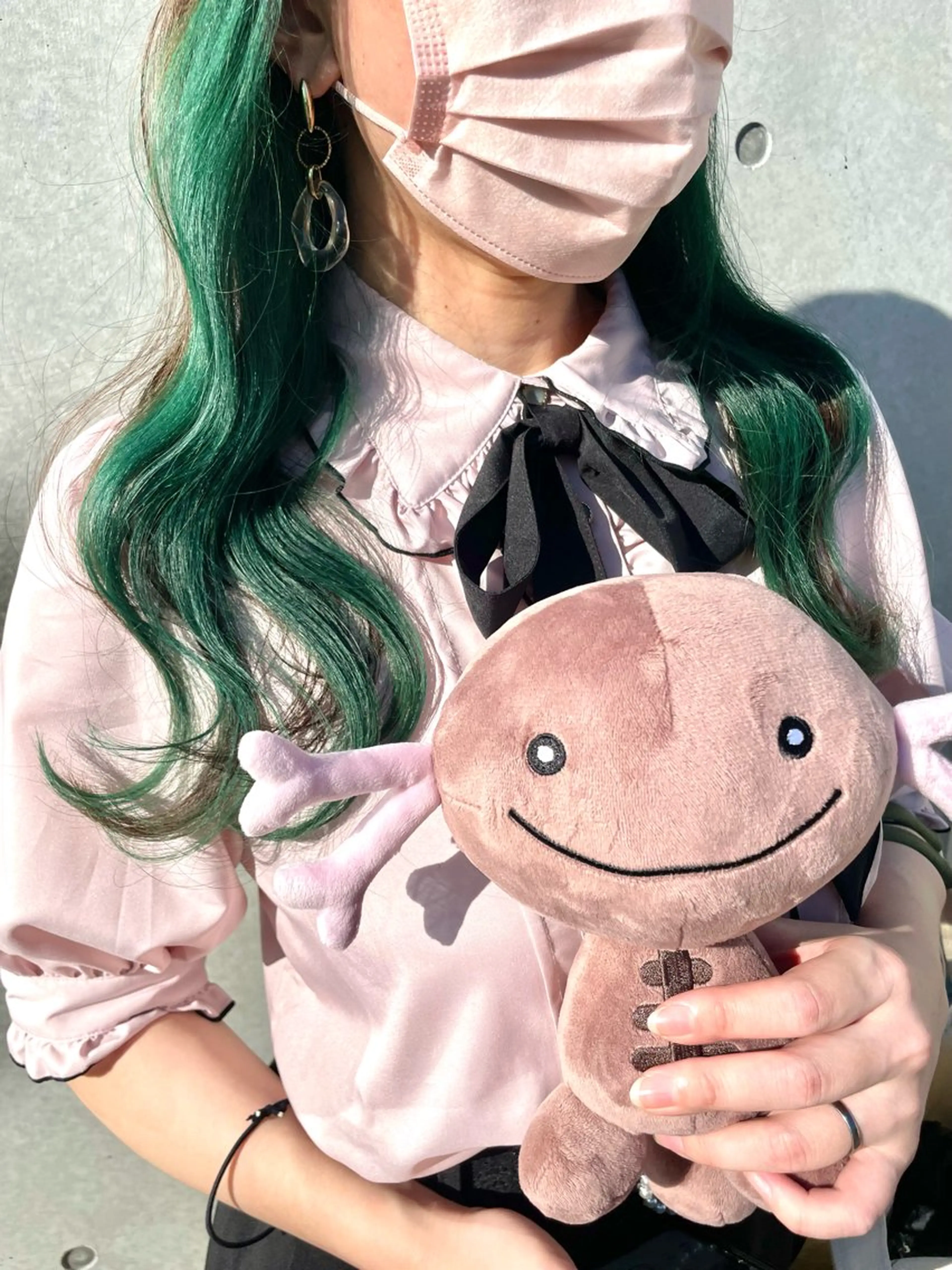 セミロング カラー インナーカラー インナーカラー 推し ブリーチ  髪質改善のヘアスタイル