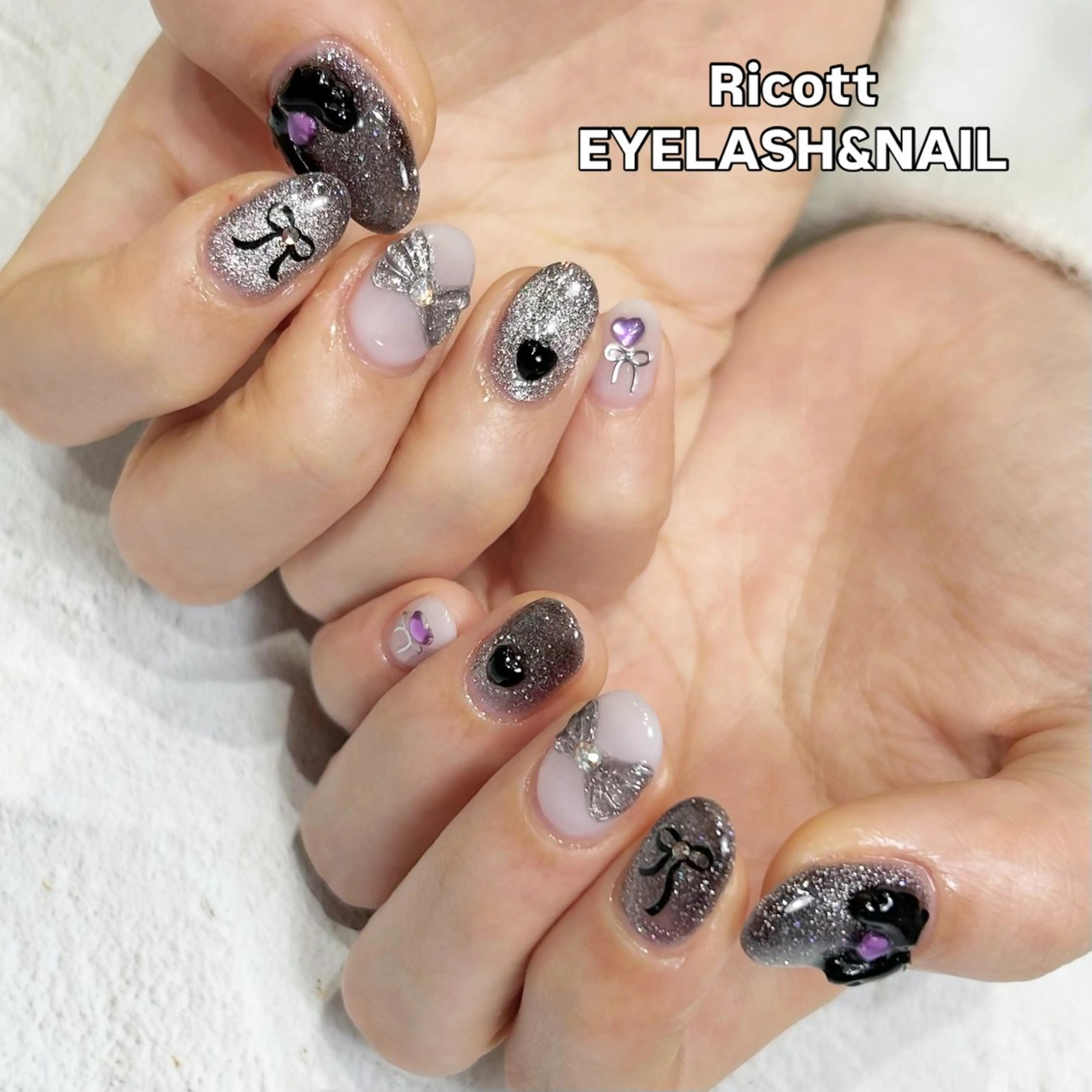 ネイル ハンドネイル RicottEYELASH&NAIL所属・下城 葵のネイルデザイン