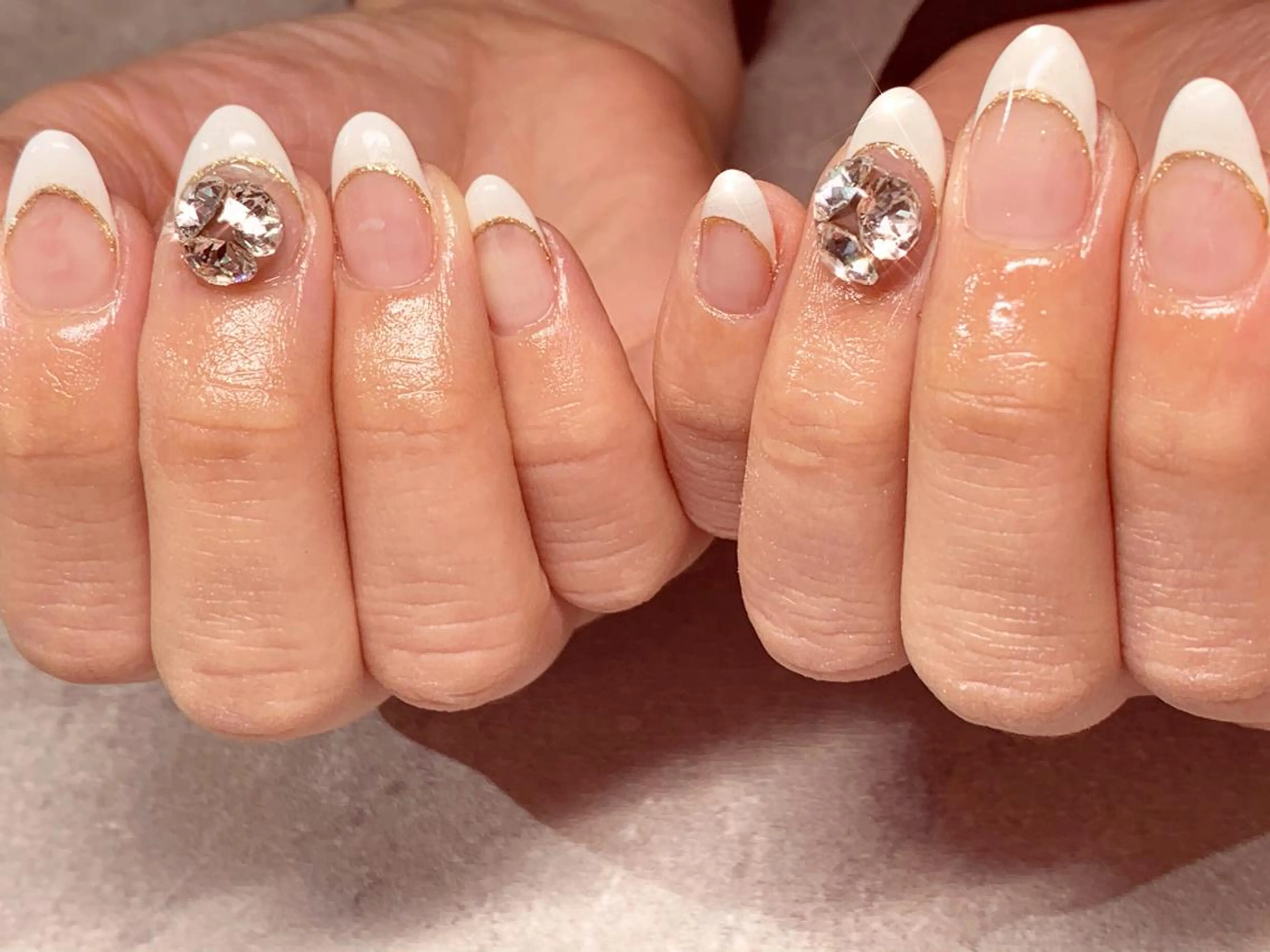 ネイル フレンチネイル ハンドネイル GULLIG söt GULLIGのネイルデザイン