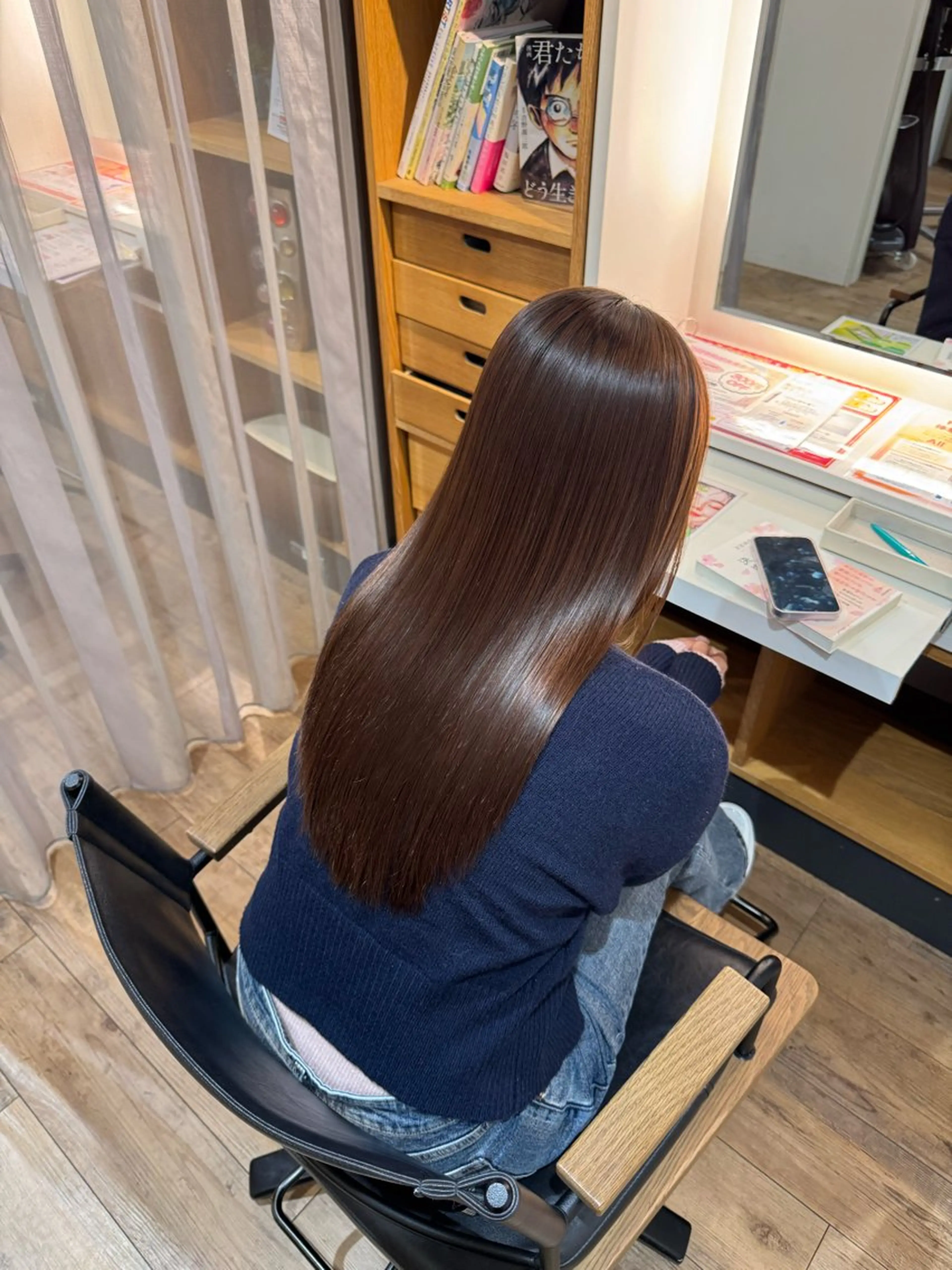 セミロング カット 縮毛矯正 トリートメント 美髪/髪質改善 川口凌弥のヘアスタイル