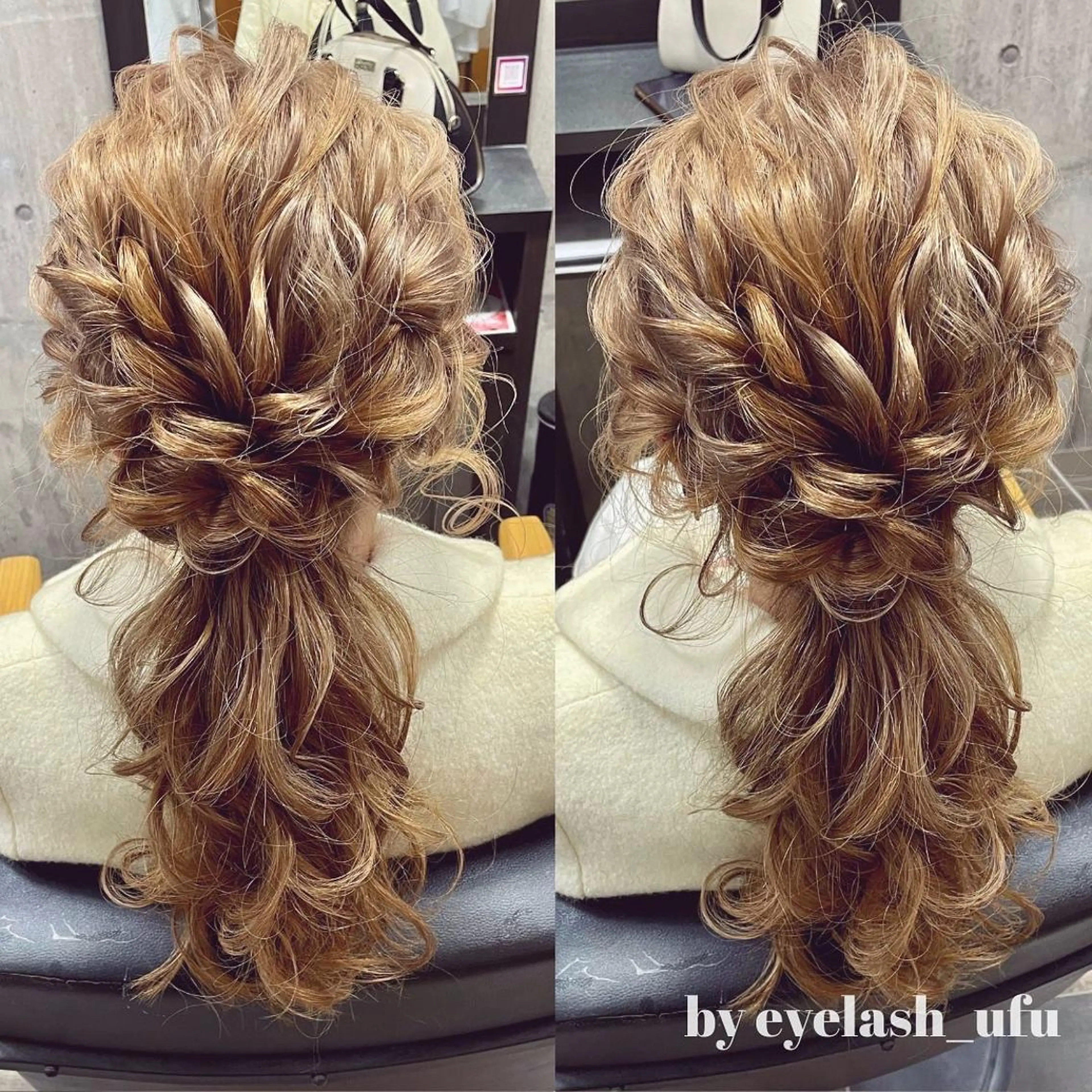 ヘアアレンジ ヘアセット eyelash ufuのマツエク・マツパデザイン