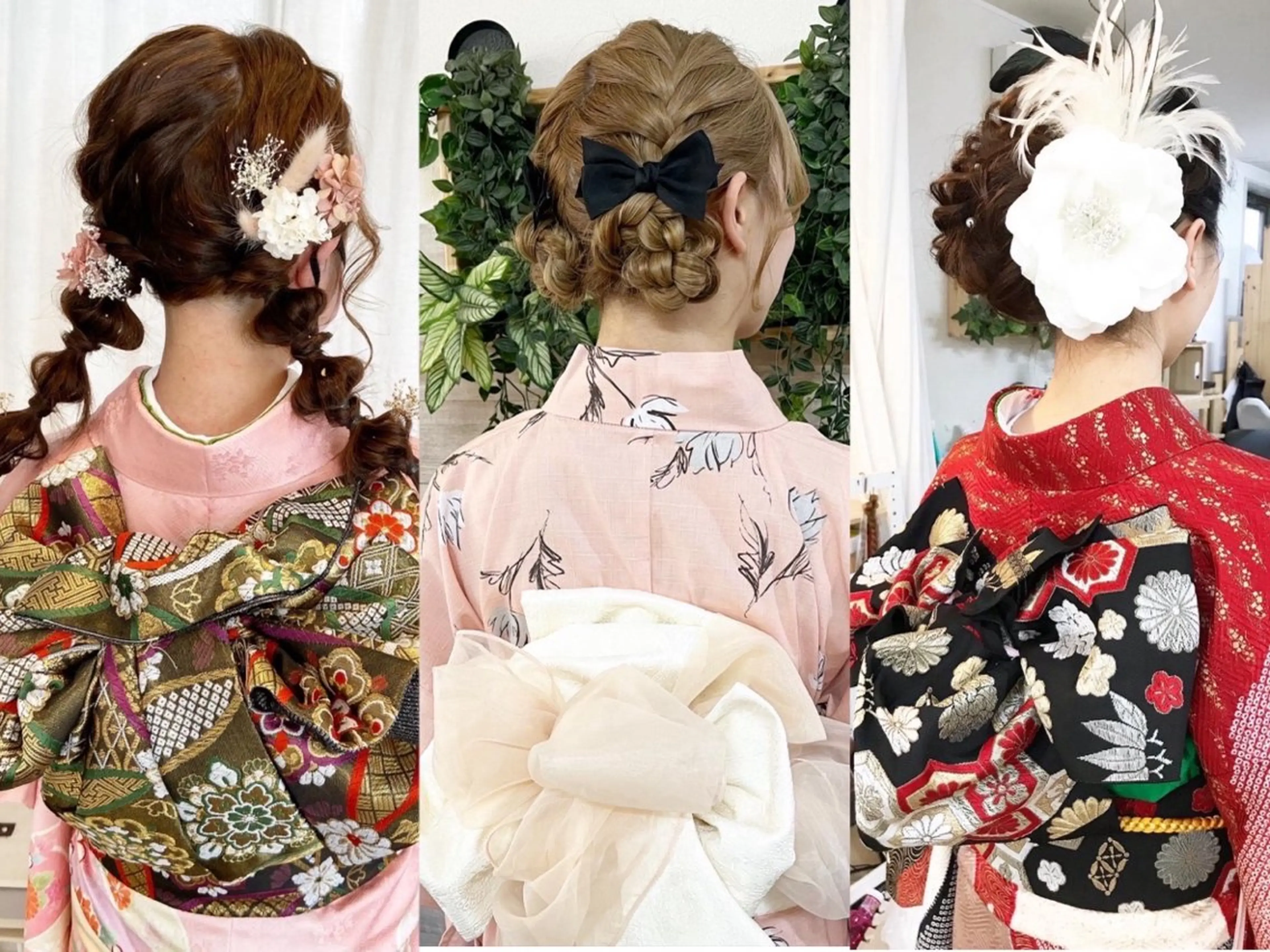 卒業式ヘアセットの写真