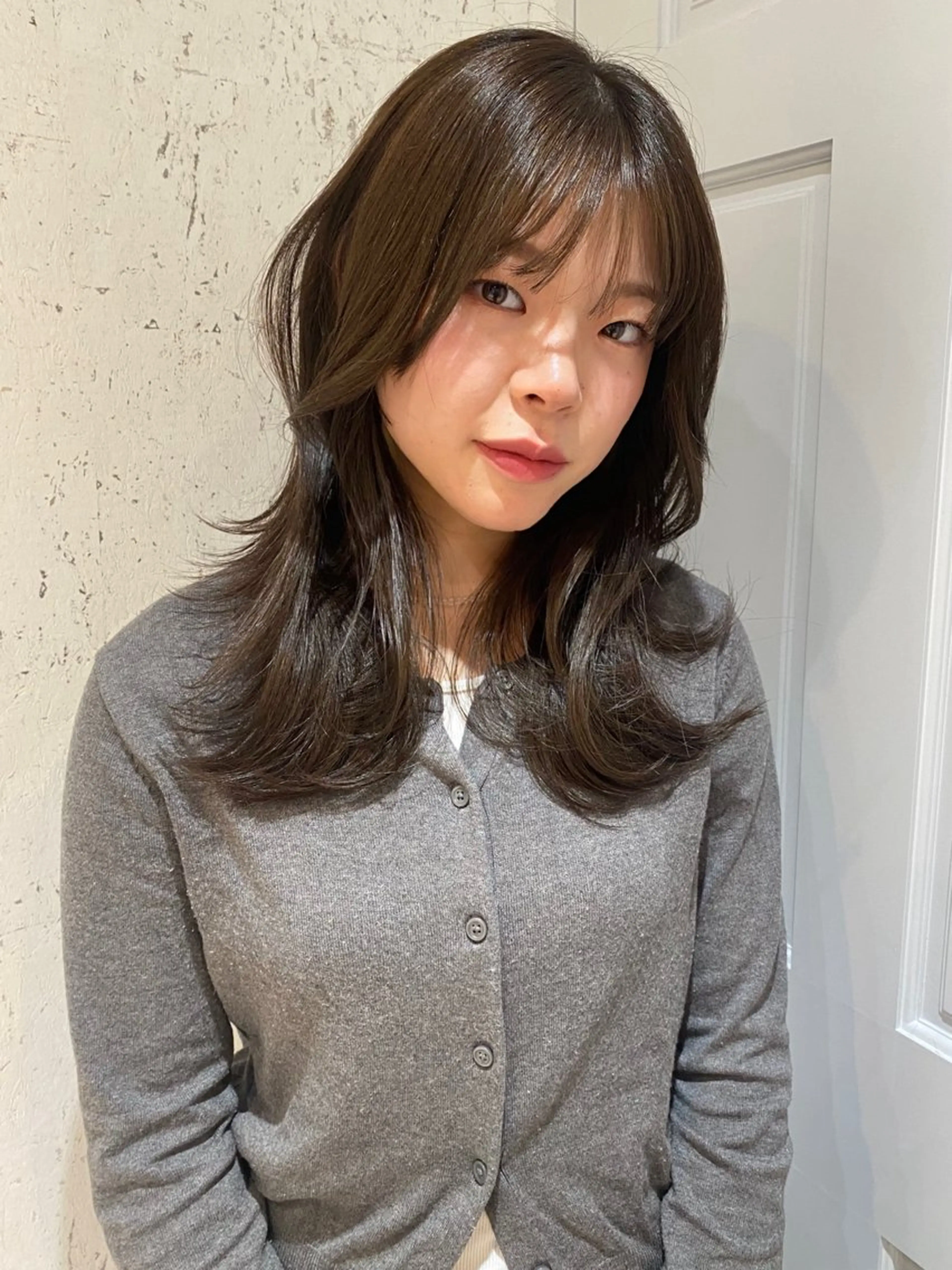 セミロング カラー カット ヘアカラー トリートメント mai / linoah˚✧のヘアスタイル