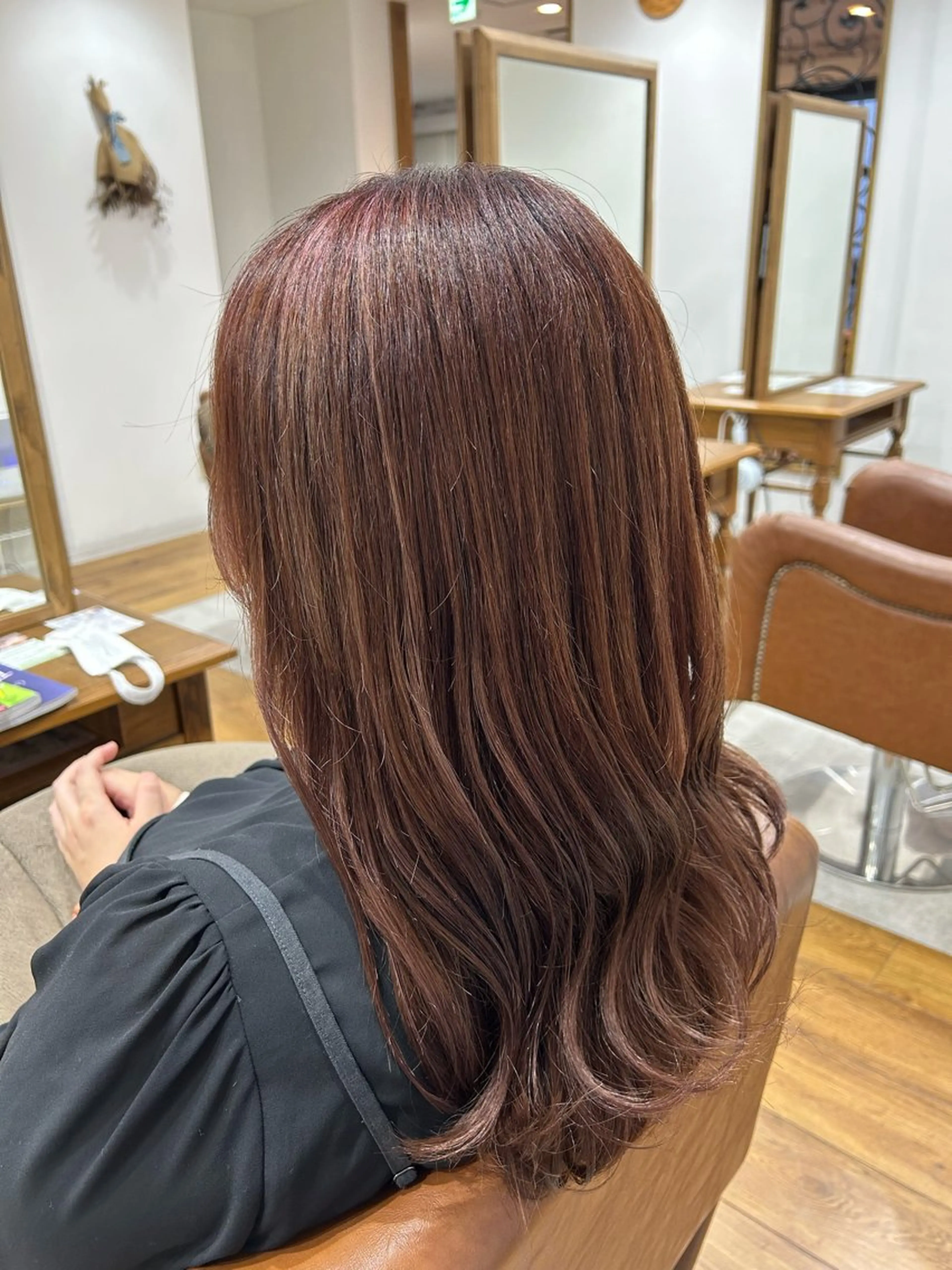 セミロング カラー ヘアカラー トリートメント ヘッドスパ 町田 未希のヘアスタイル