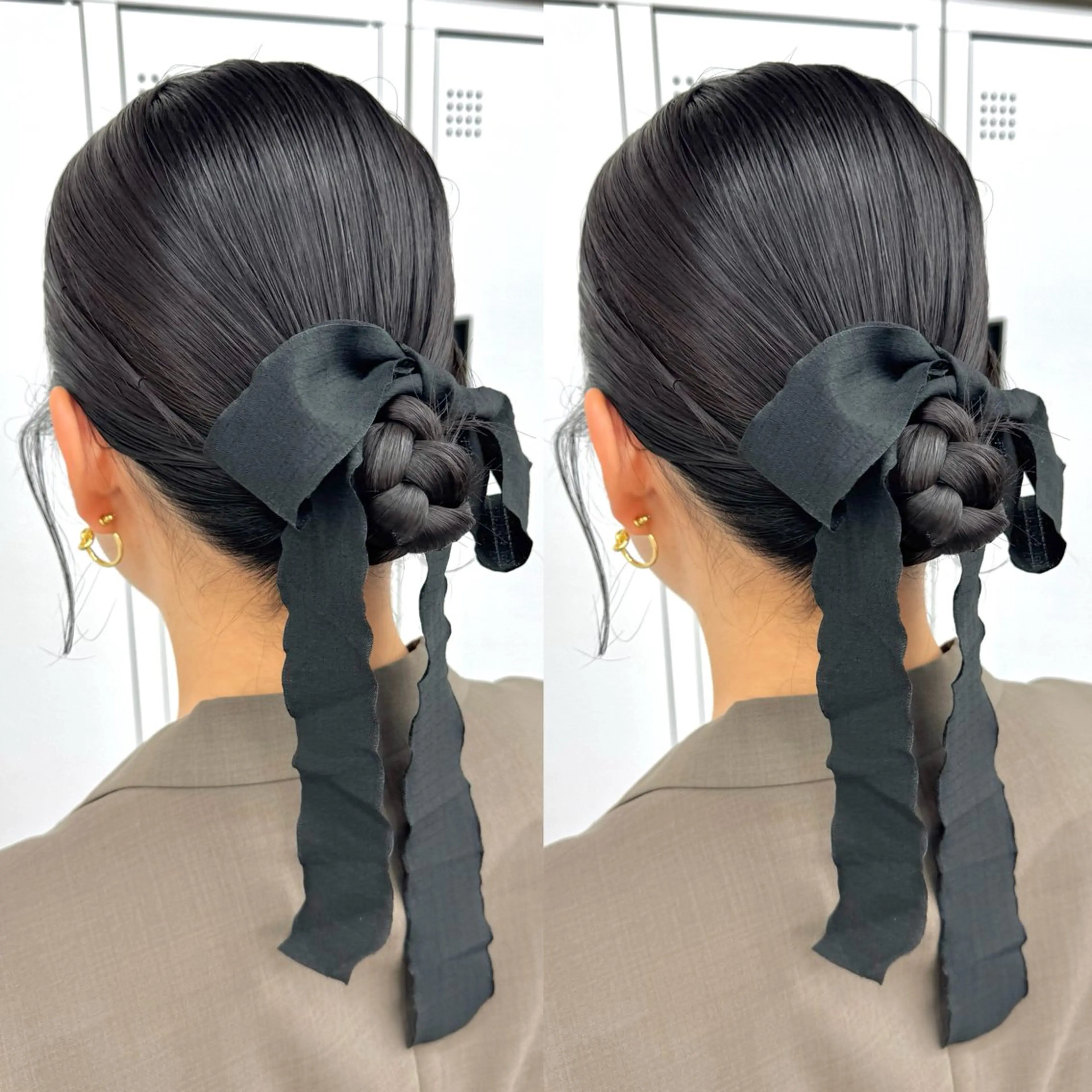セミロング ヘアアレンジ ヘアセット ヘアメ🎀推しカラー 🥣横浜/しほ🧸のヘアスタイル