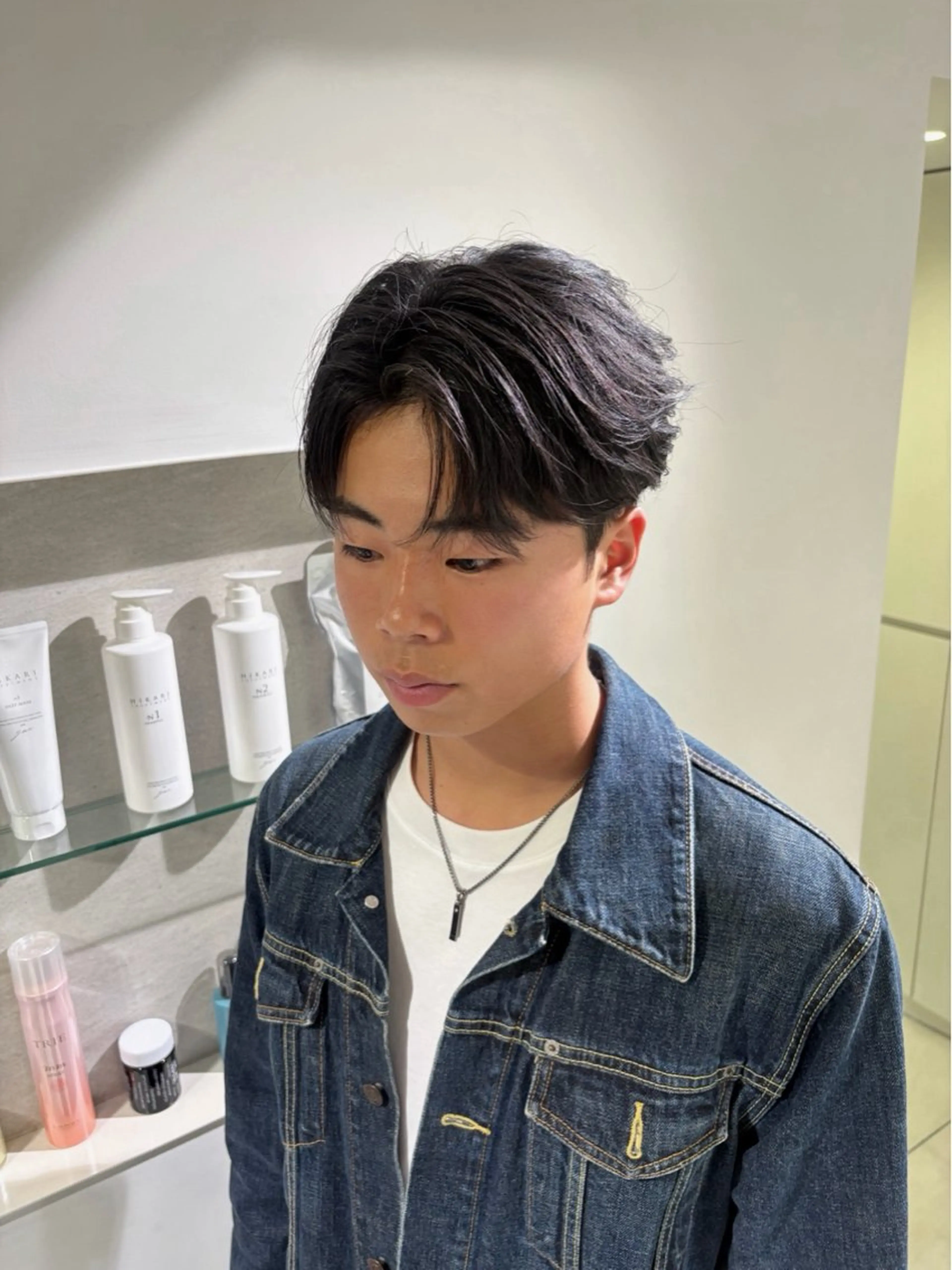 メンズ カット 【ボブ・ショート】 ／ おおの かい🫟のヘアスタイル