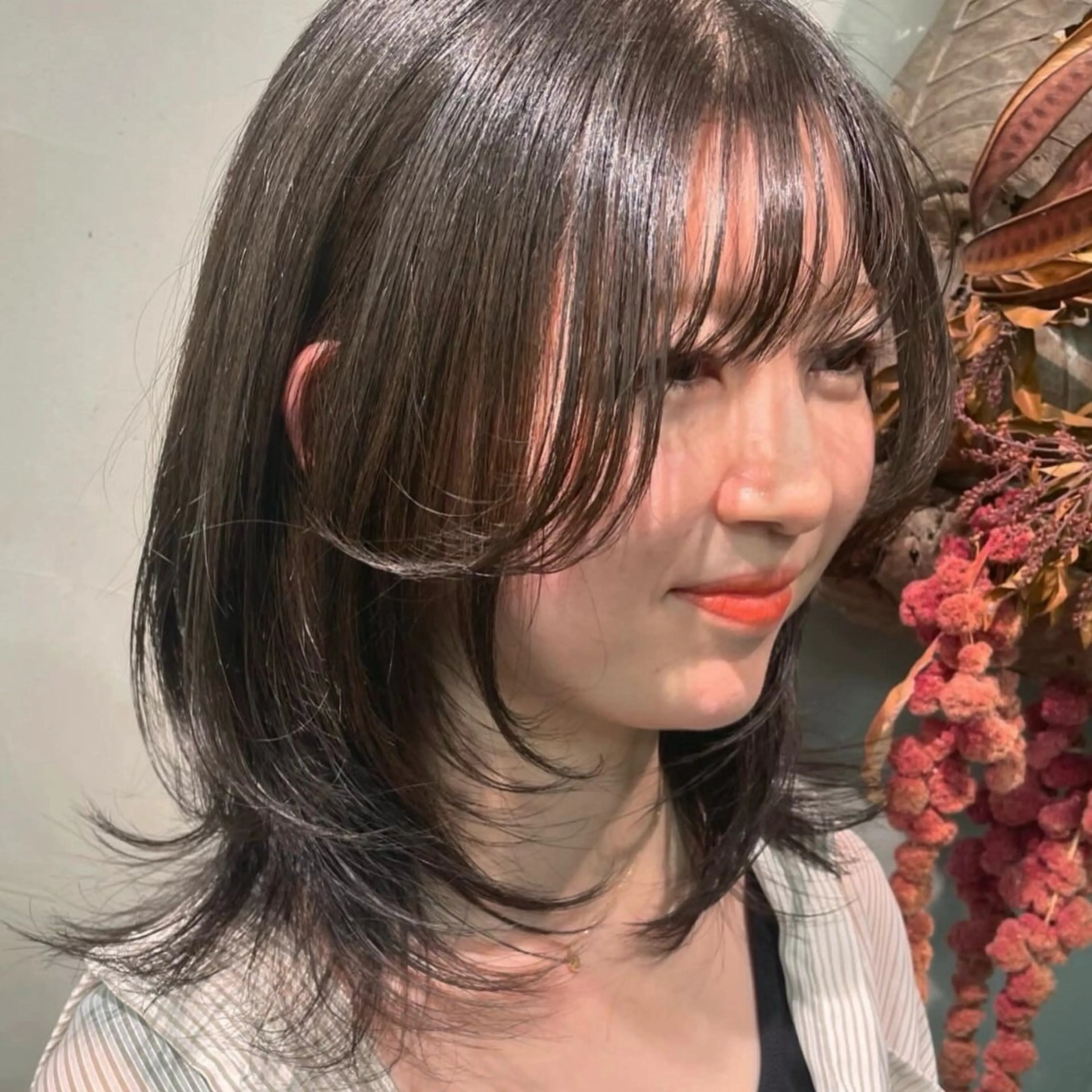 ミディアム カラー カット ヘアカラー RorriM natsuのヘアスタイル