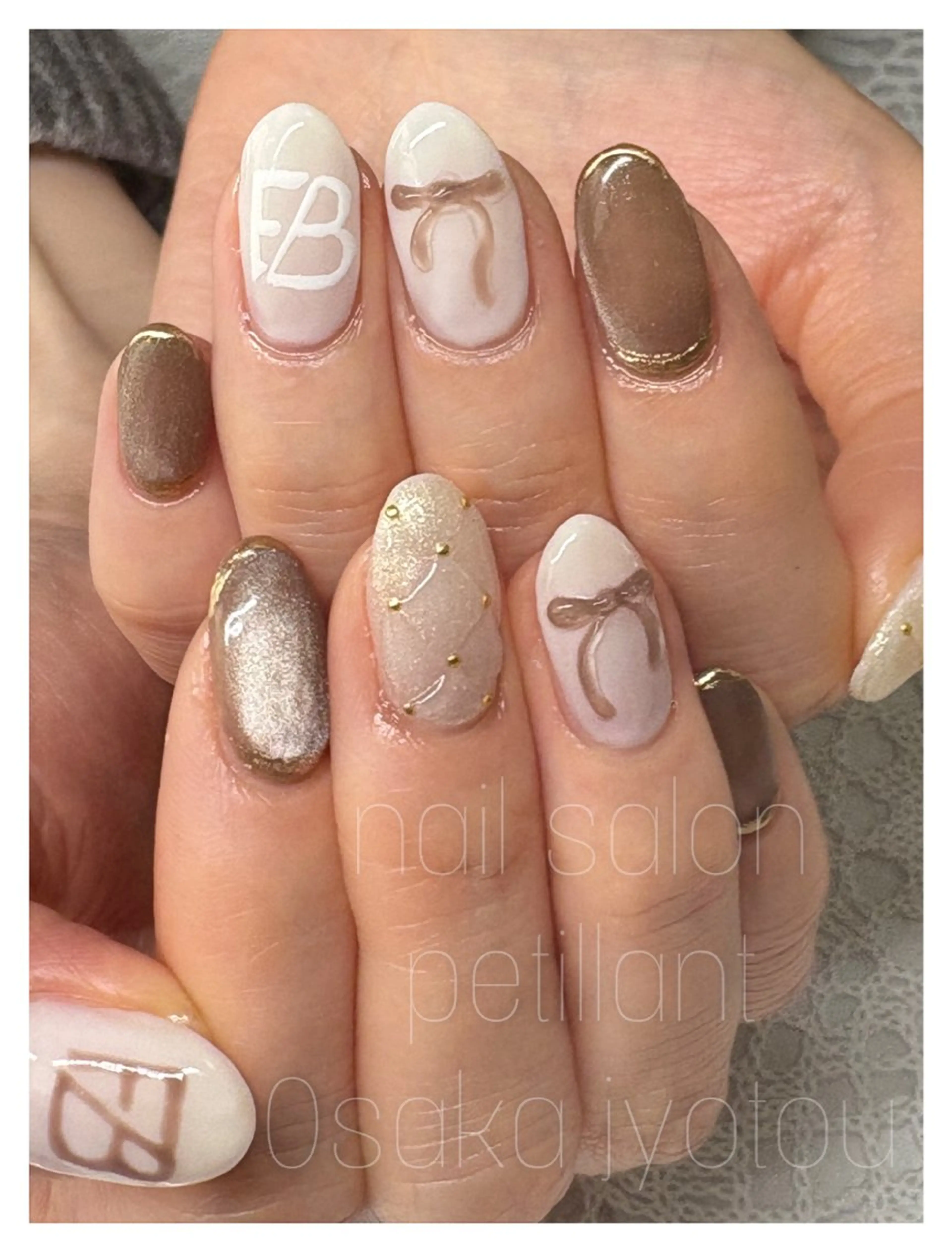 ネイル アートネイル シンプルネイル nail salon petillantのネイルデザイン