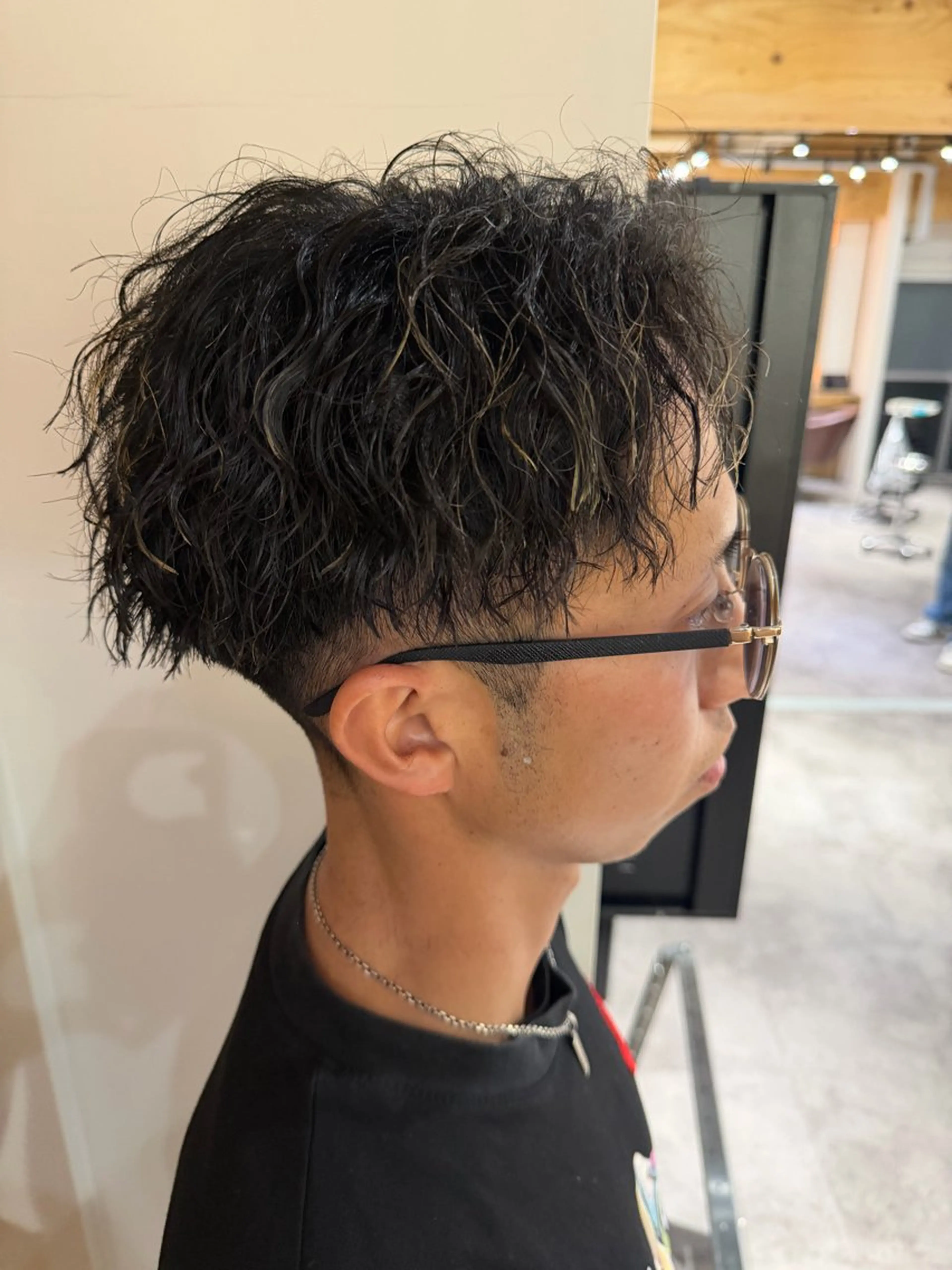 カラー パーマ メンズ カット パーマ パーマ特別価格🔥 宇宙のヘアスタイル