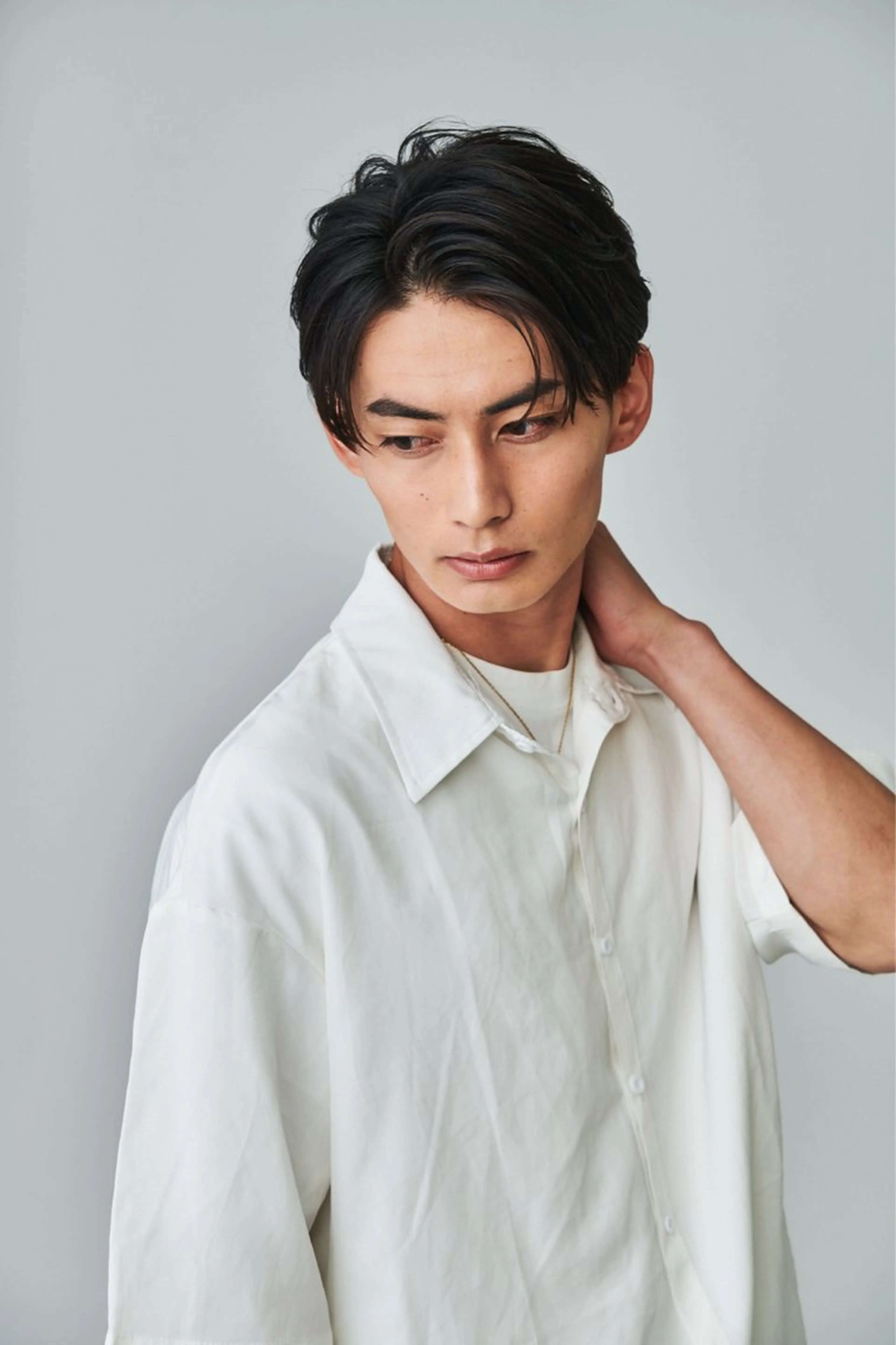 ショート パーマ メンズ 池袋センターパート No.1 裕大のヘアスタイル