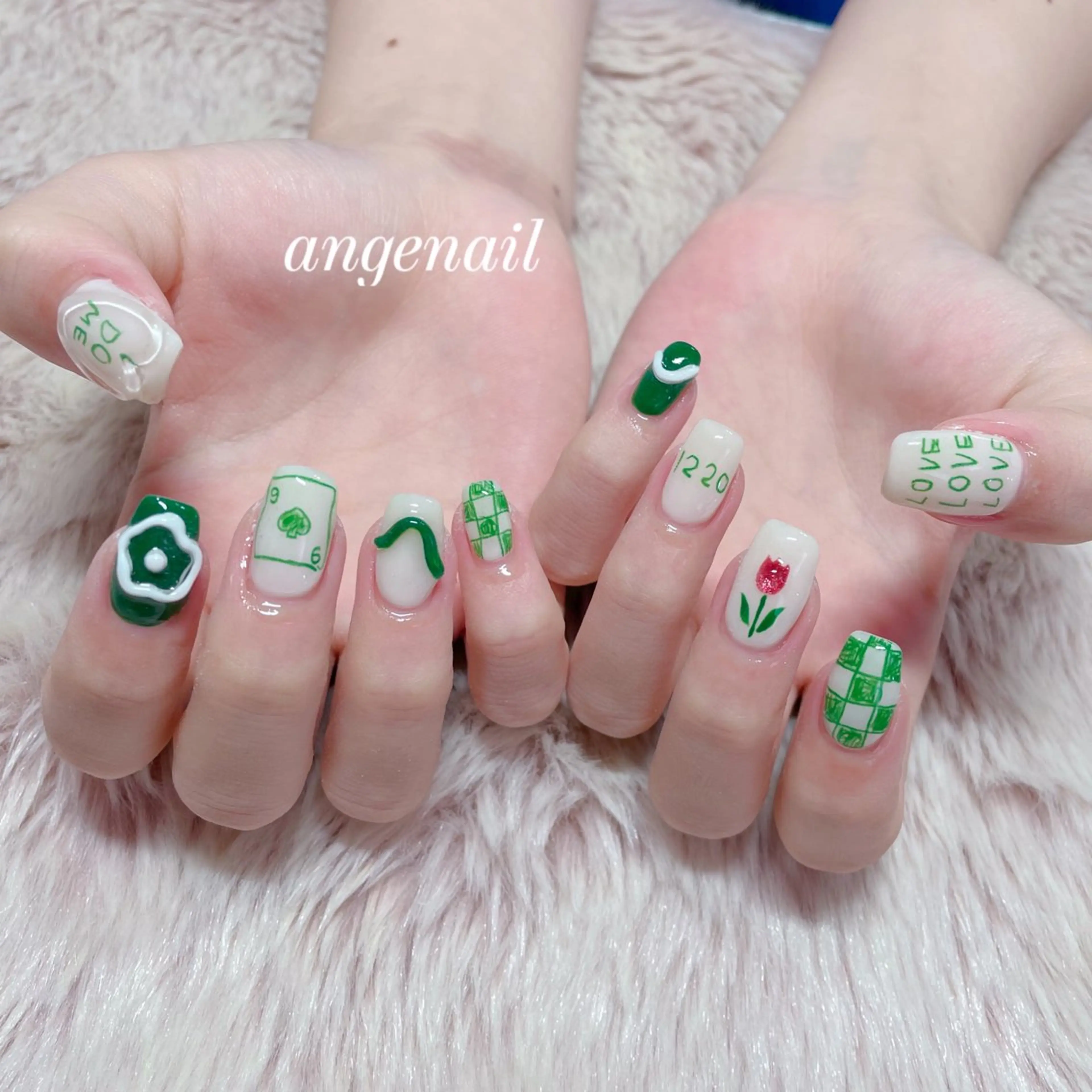 ネイル ハンドネイル オーナーネイリスト MAKIのネイルデザイン