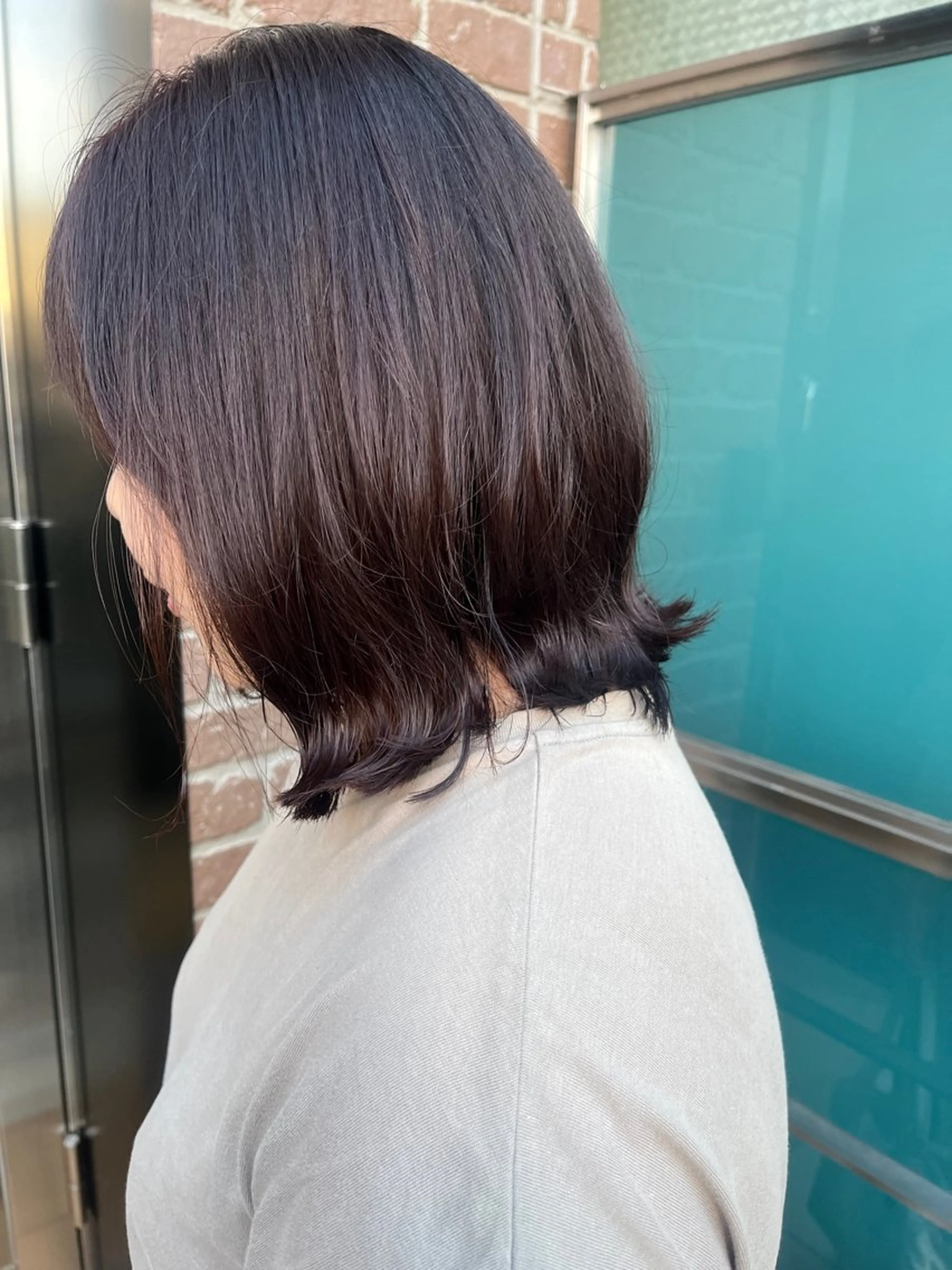 ショート カラー メンズ 久木原 ゆりのヘアスタイル