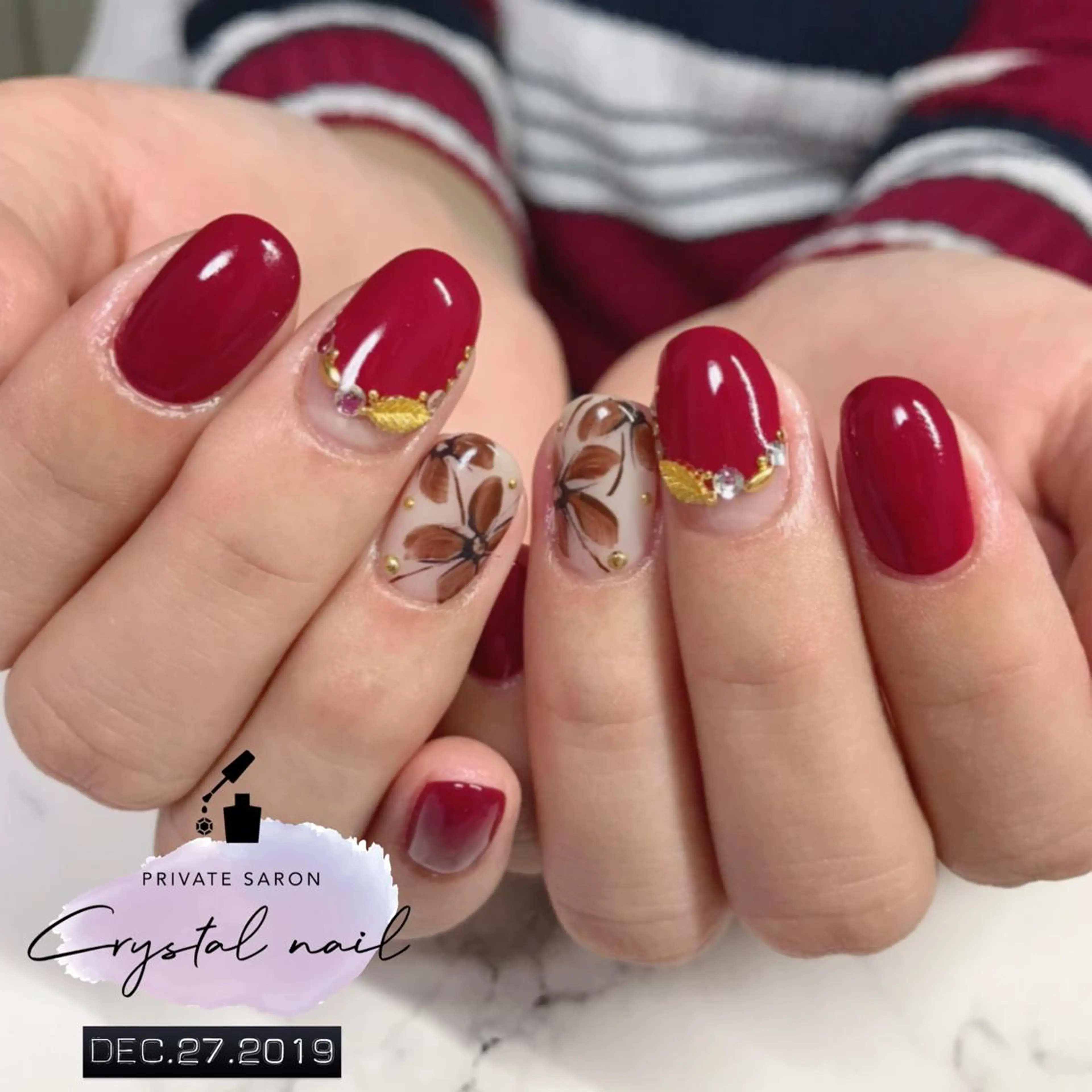 ネイル フラワーネイル ハンドネイル SCENERY NAILのネイルデザイン