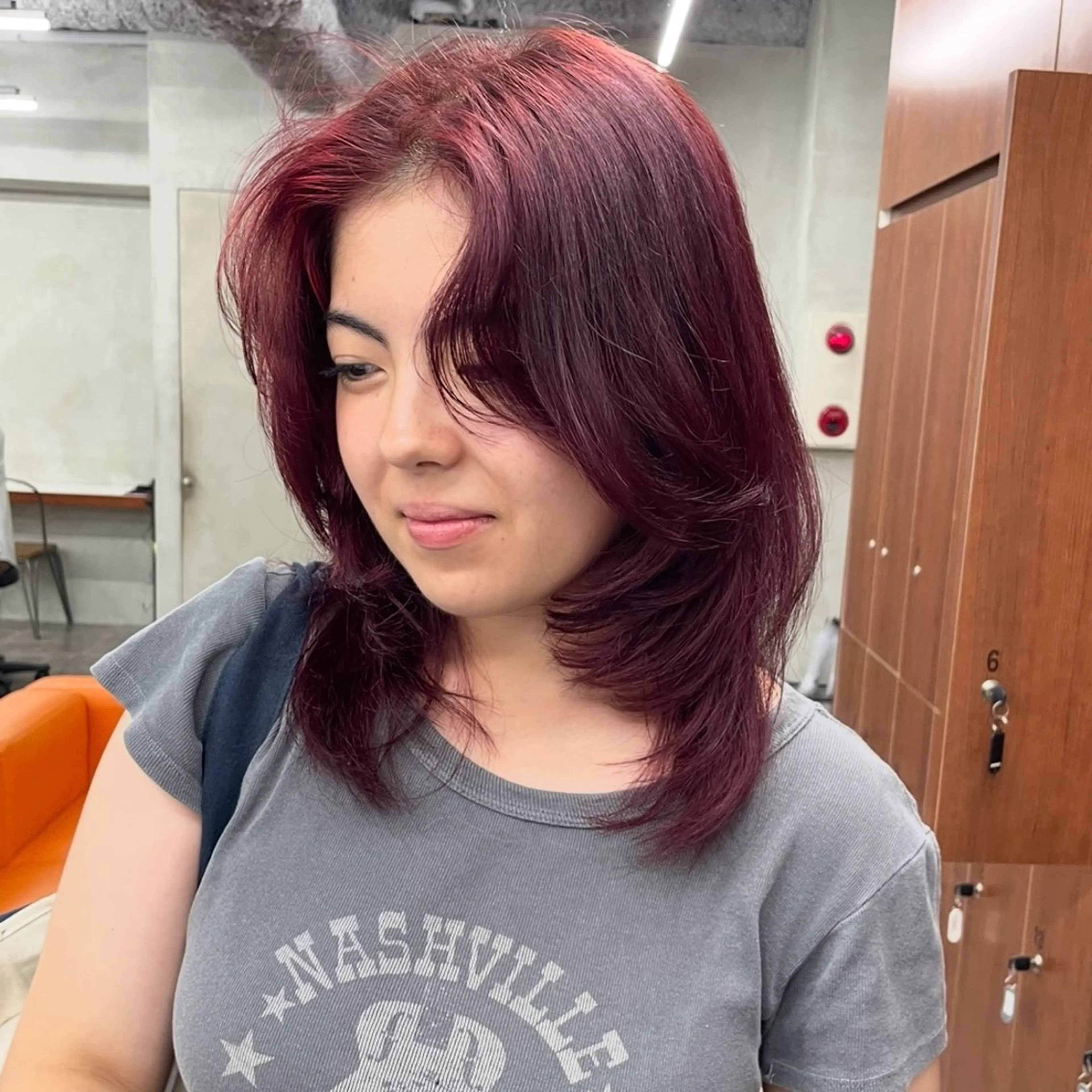 ロング カラー カット ヘアカラー トリートメント 🍒暖色カラー🍒 渋谷/YUUのヘアスタイル