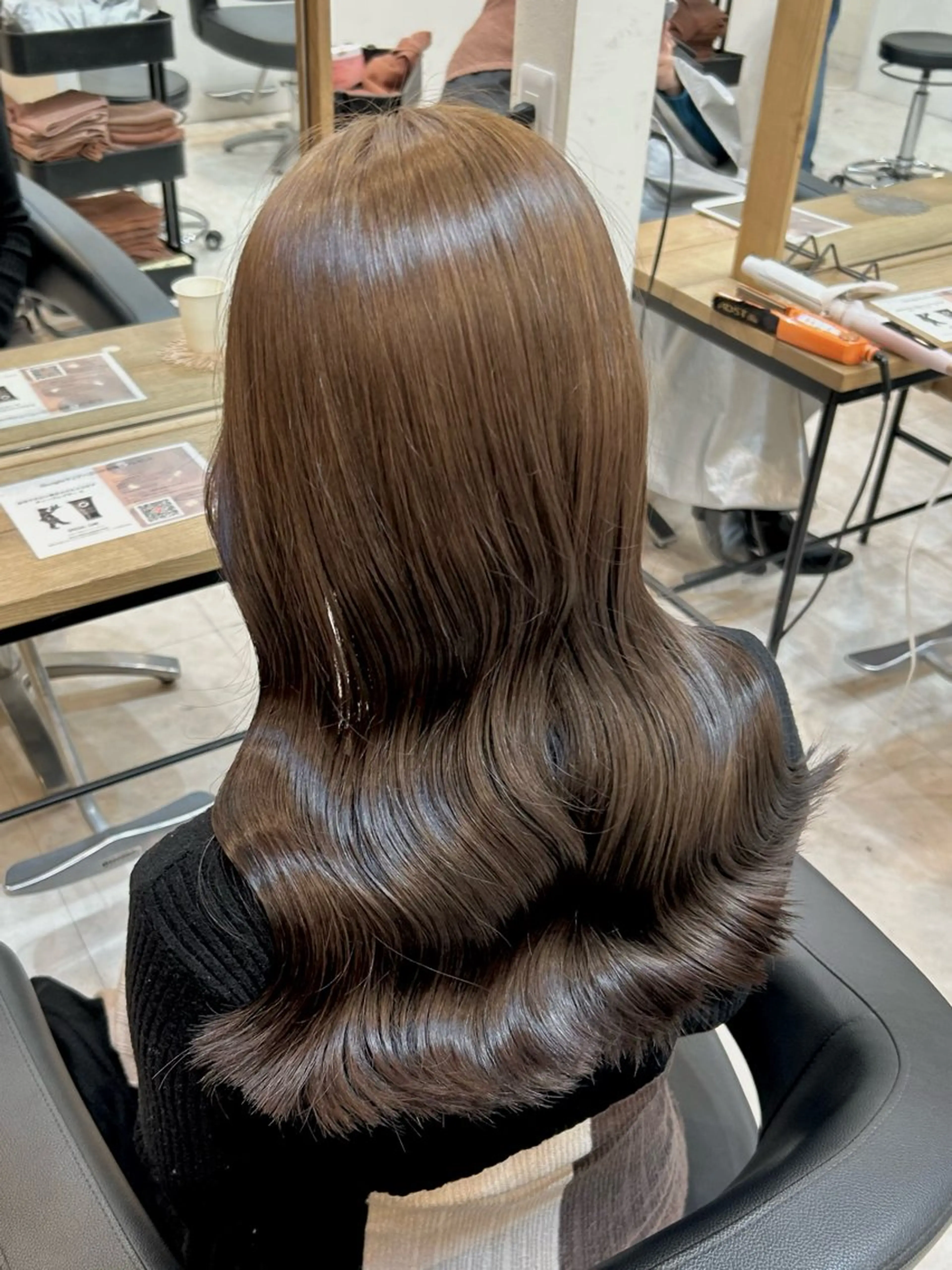 セミロング カラー y u i ★ 梅田美容室のヘアスタイル