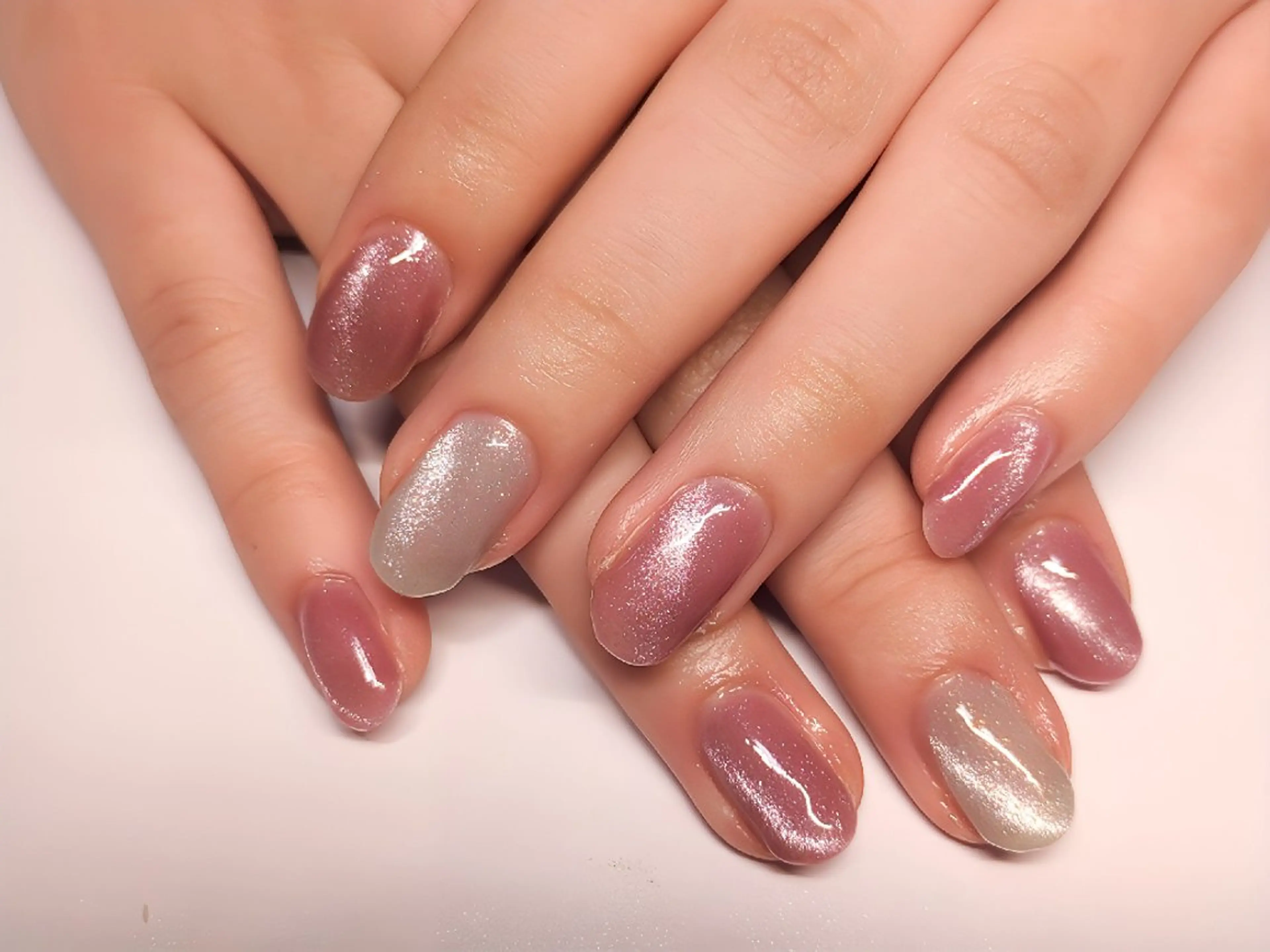 ミディアム AQUA nailのネイルデザイン