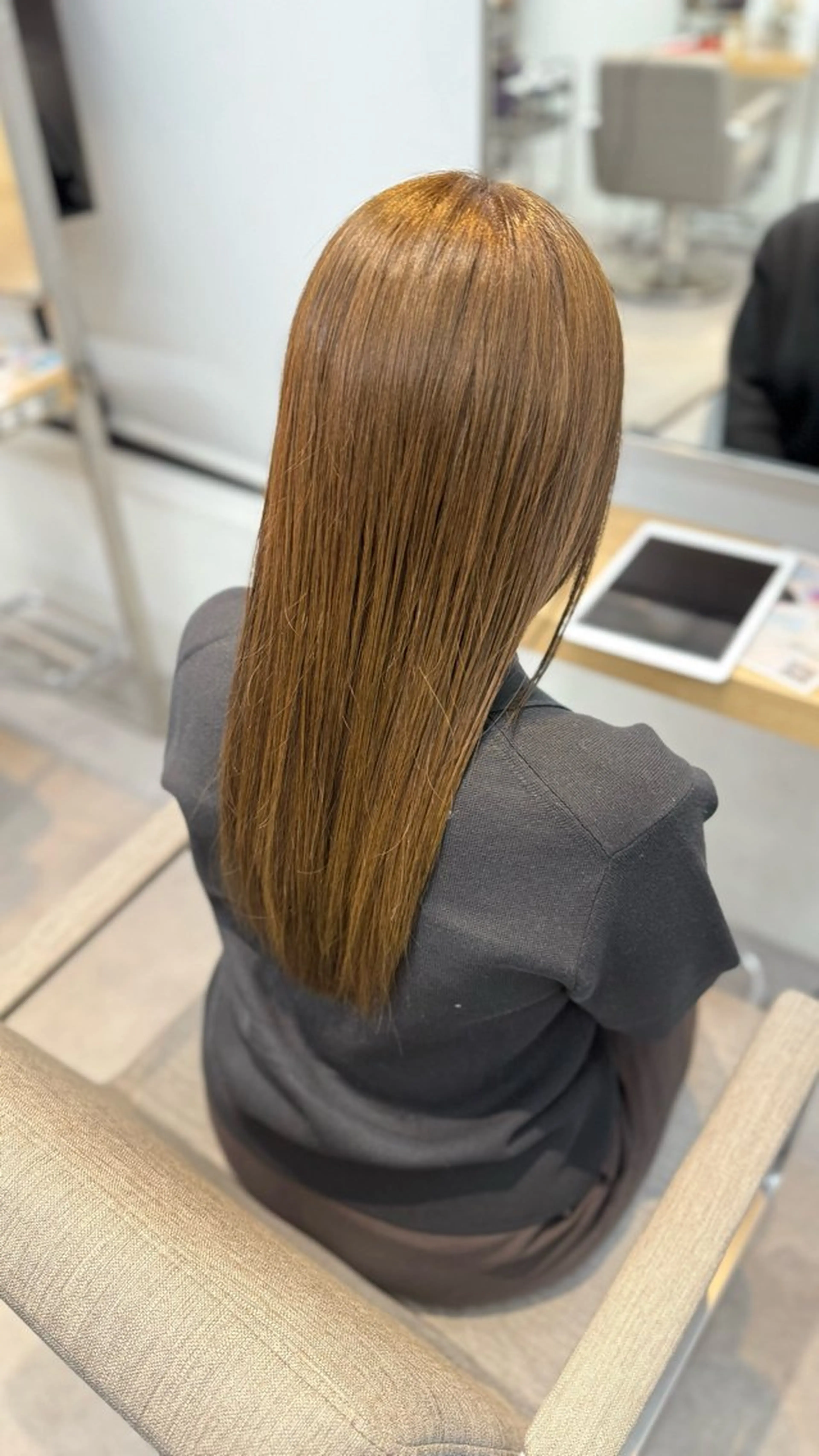 ロング トリートメント ヘアカラー 横浜/髪質改善/ 艶髪/shoのヘアスタイル