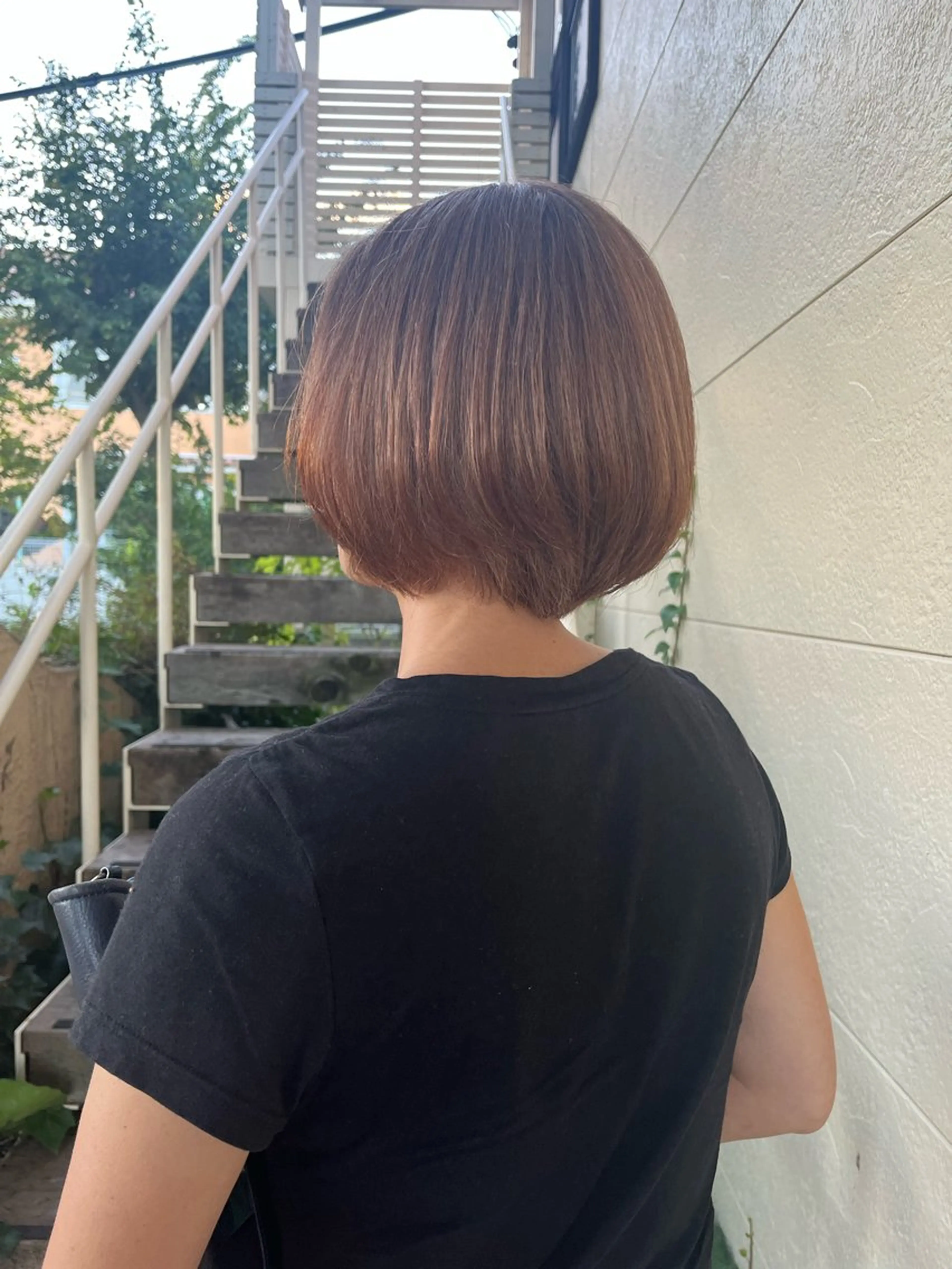 ショート ルプラボウ／艶カラー ／髪質改善／アサミのヘアスタイル