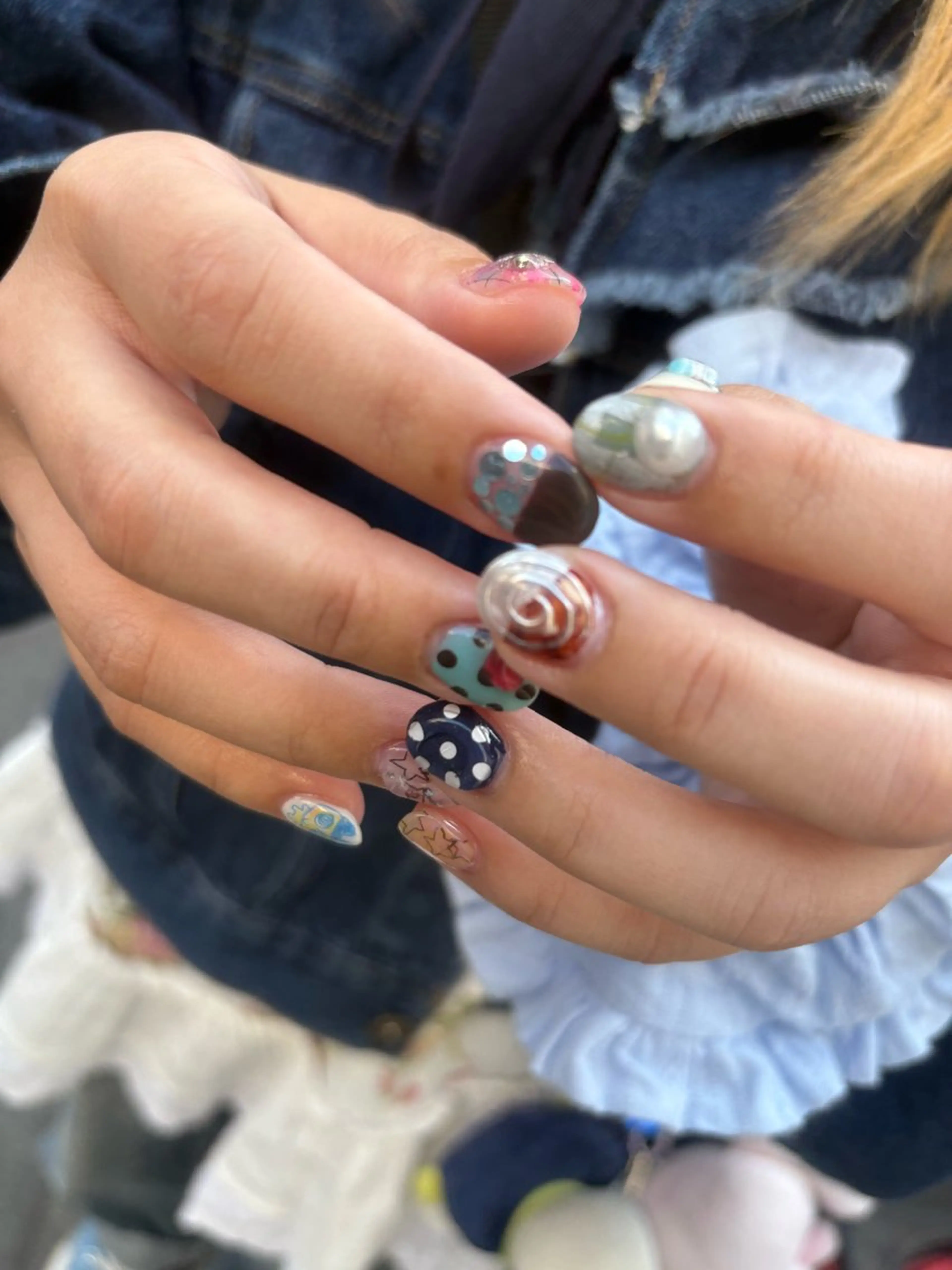 ネイル ドット ハンドネイル atacca/ Saho.パラジェルのネイルデザイン
