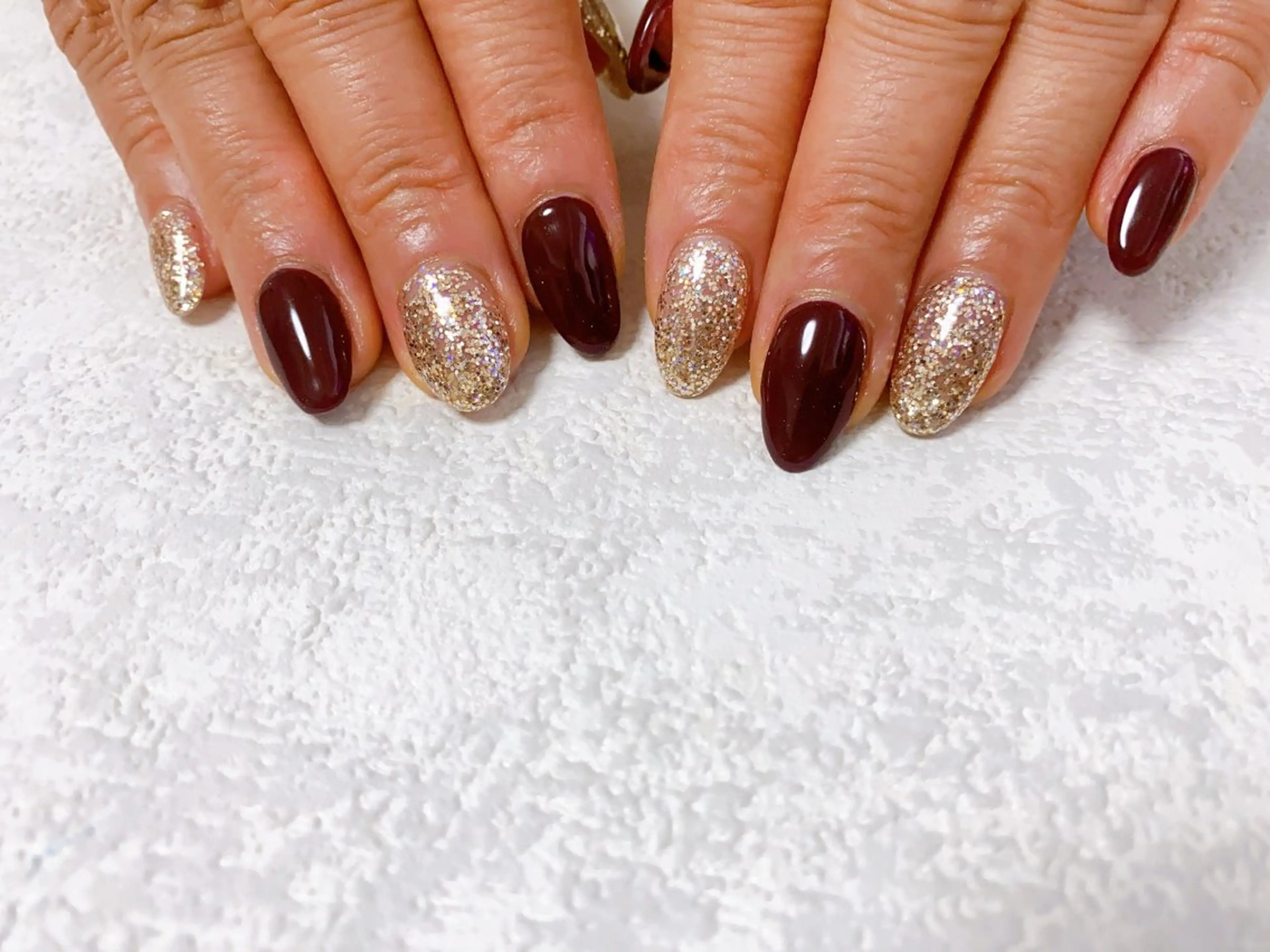 ネイル オーロラネイル フラワーネイル フットネイル フレンチネイル ジェルネイル ハンドネイル mogunail &blowのネイルデザイン