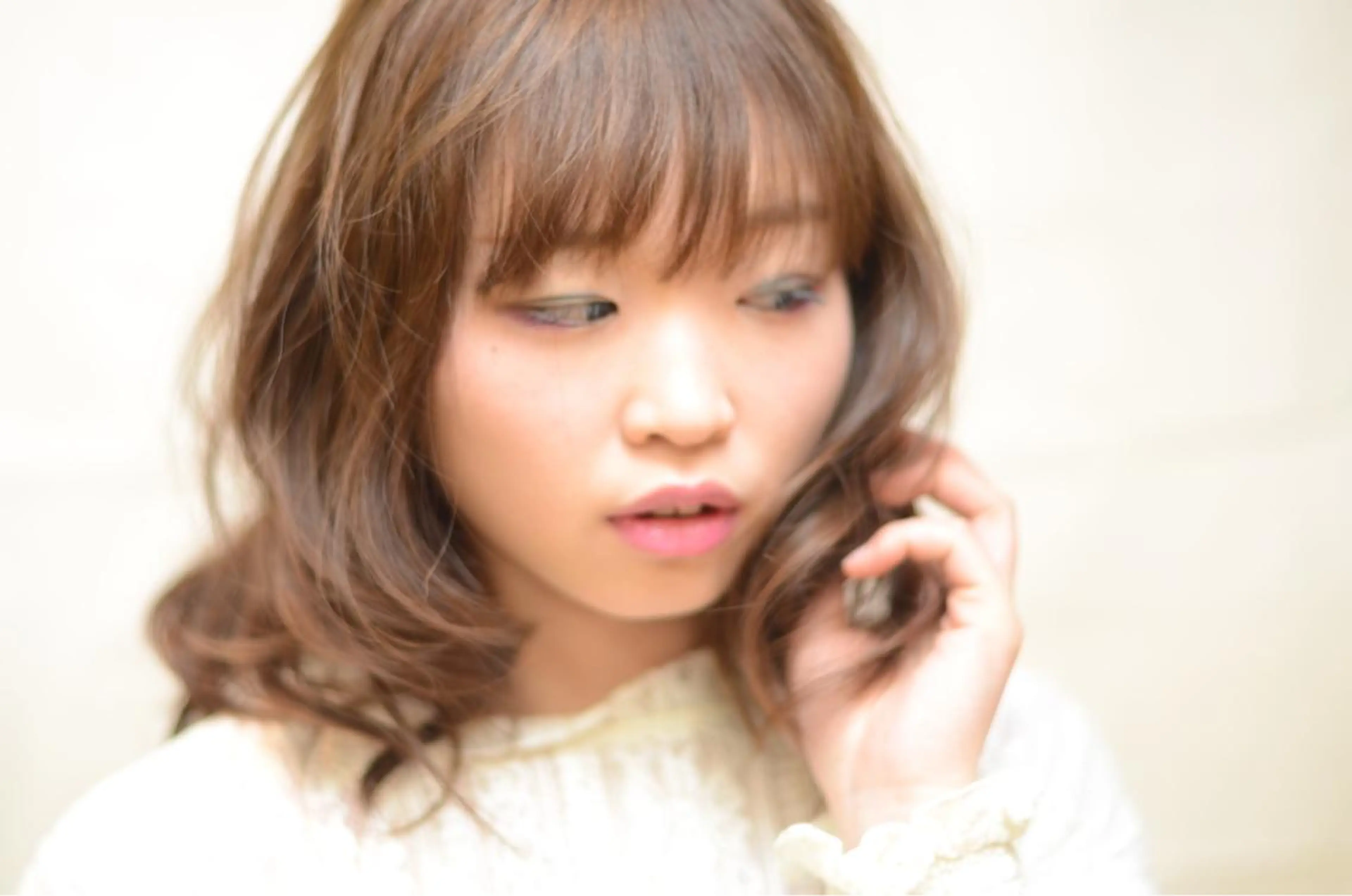 セミロング 小澤 充のヘアスタイル