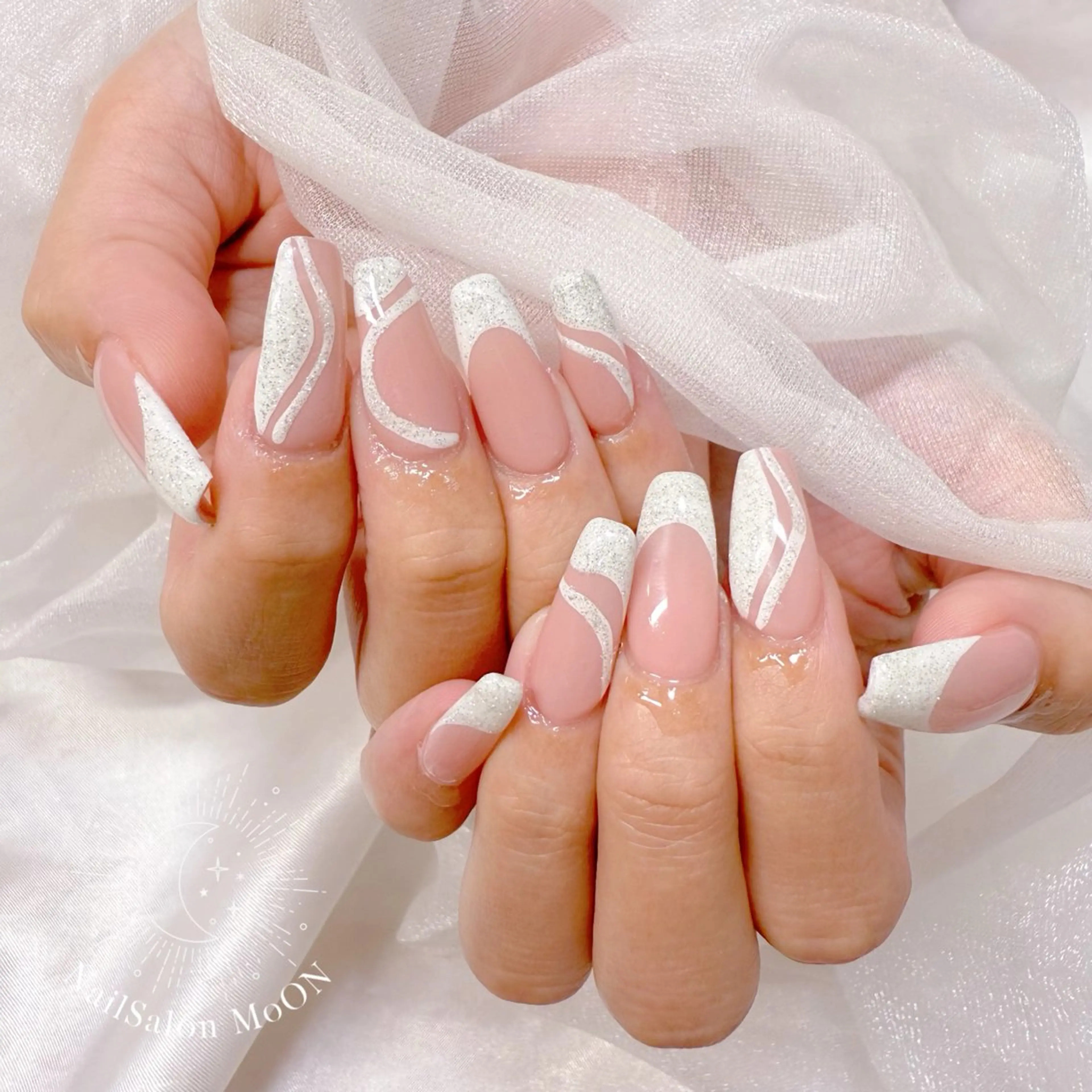 ネイル ハンドネイル ハンドケア MoON...❤︎ MeGuのネイルデザイン