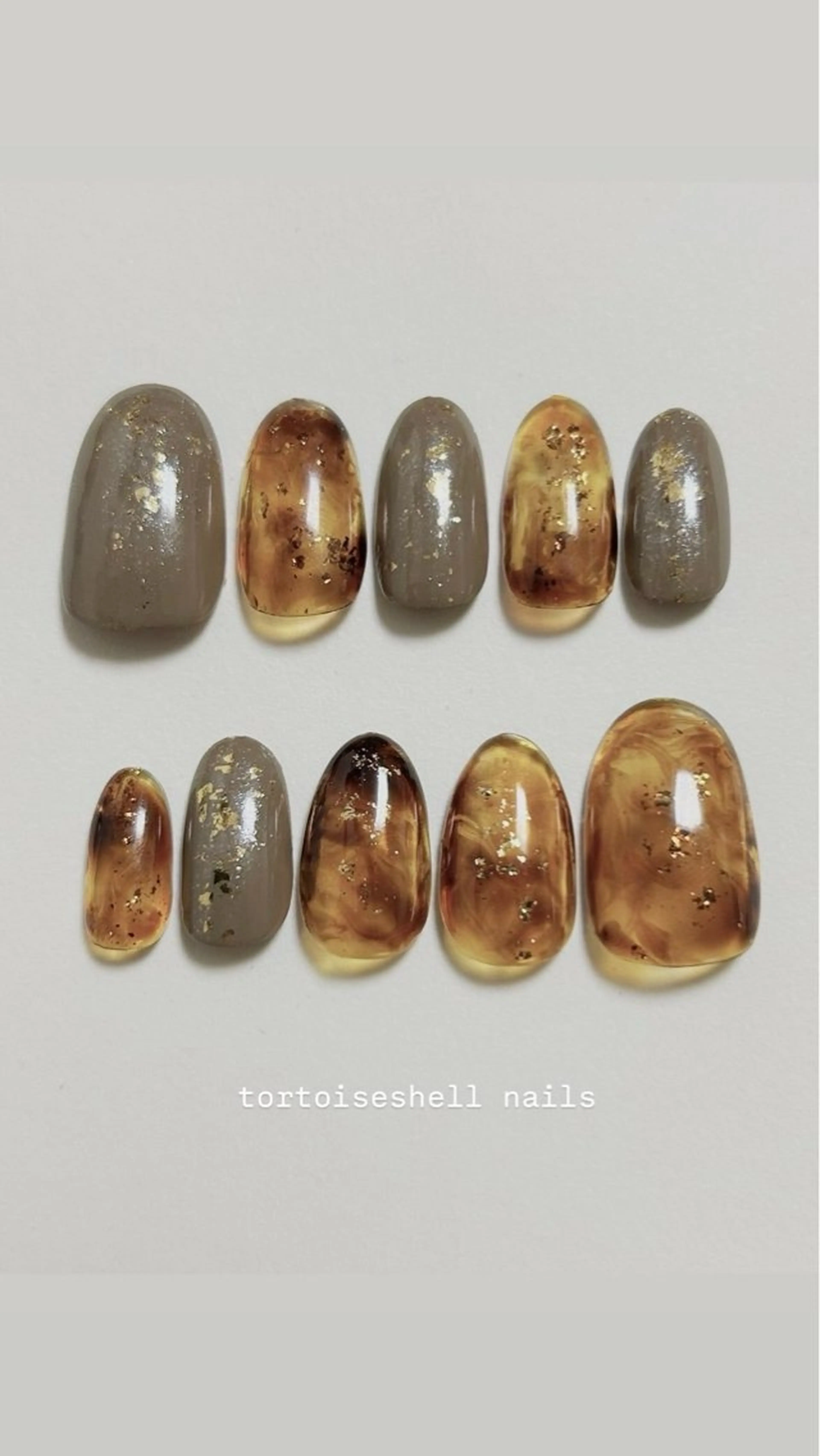 ネイル べっ甲ネイル nail salon MIR【ミール】所属・miya yuのネイルデザイン