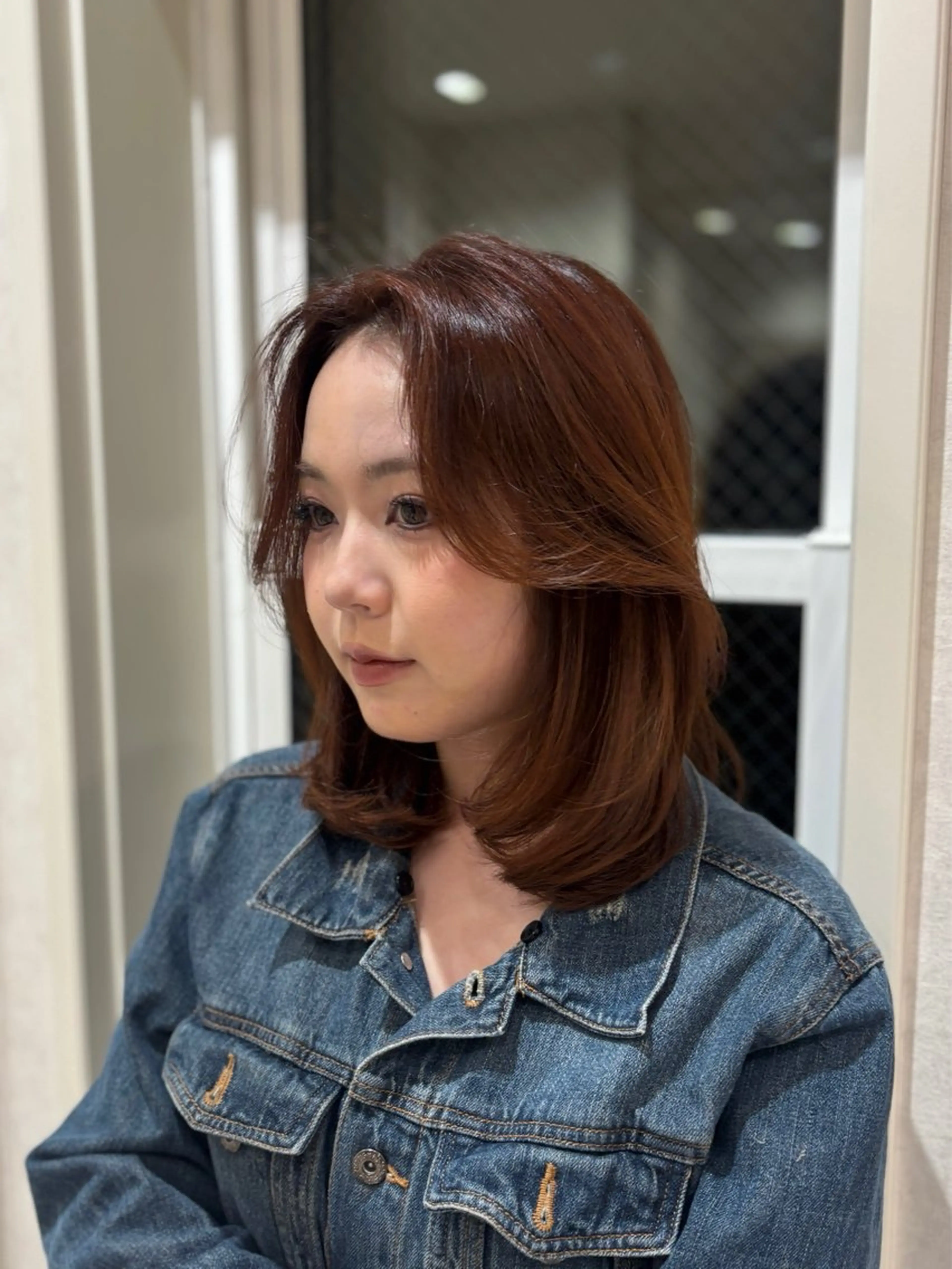 ミディアム レイヤーカット ⭐️無料ミディアム モデル募集　まゆ⭐️のヘアスタイル