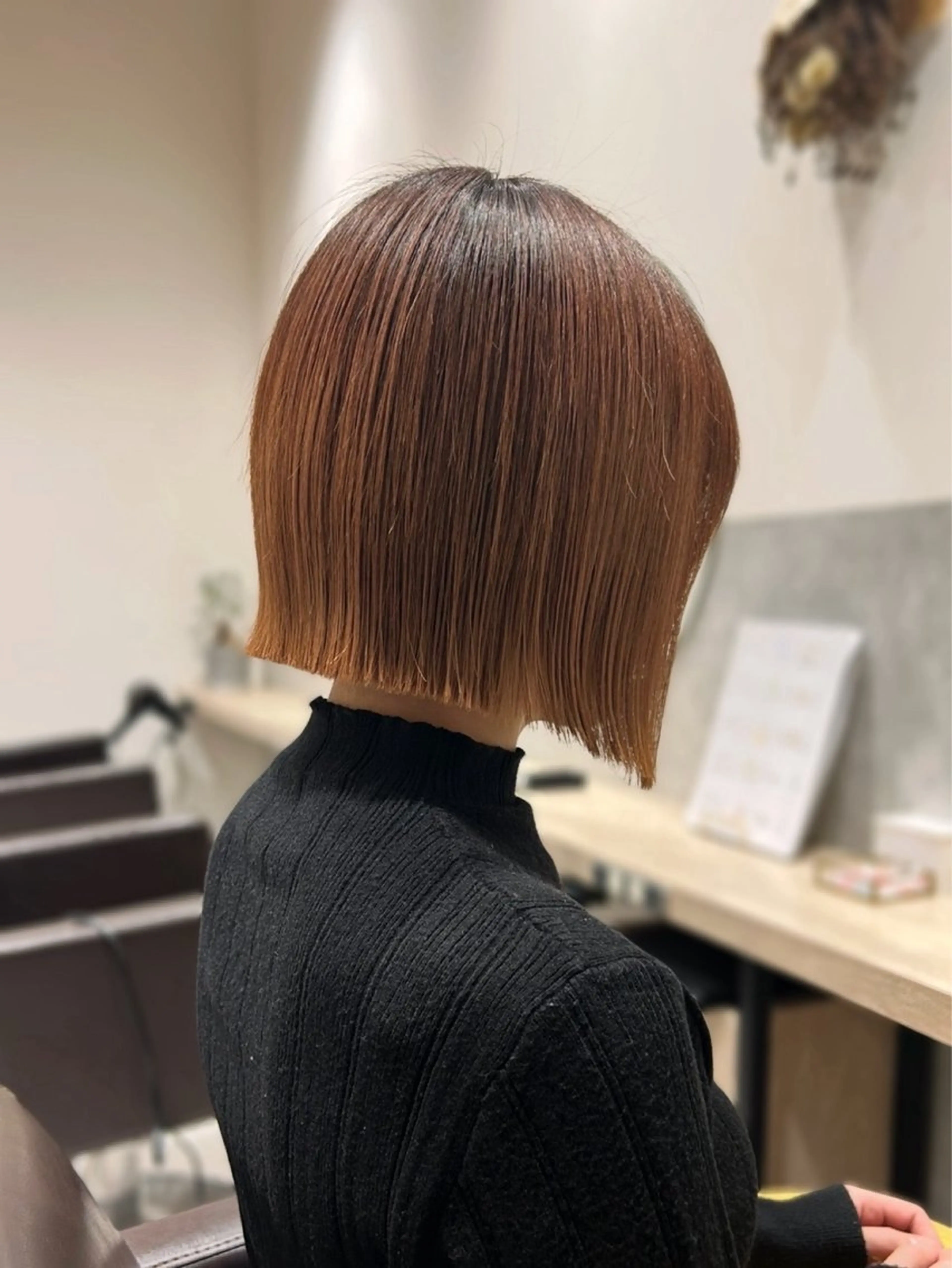 ショート トレンドレイヤー🤍 顔周り/wakaのヘアスタイル