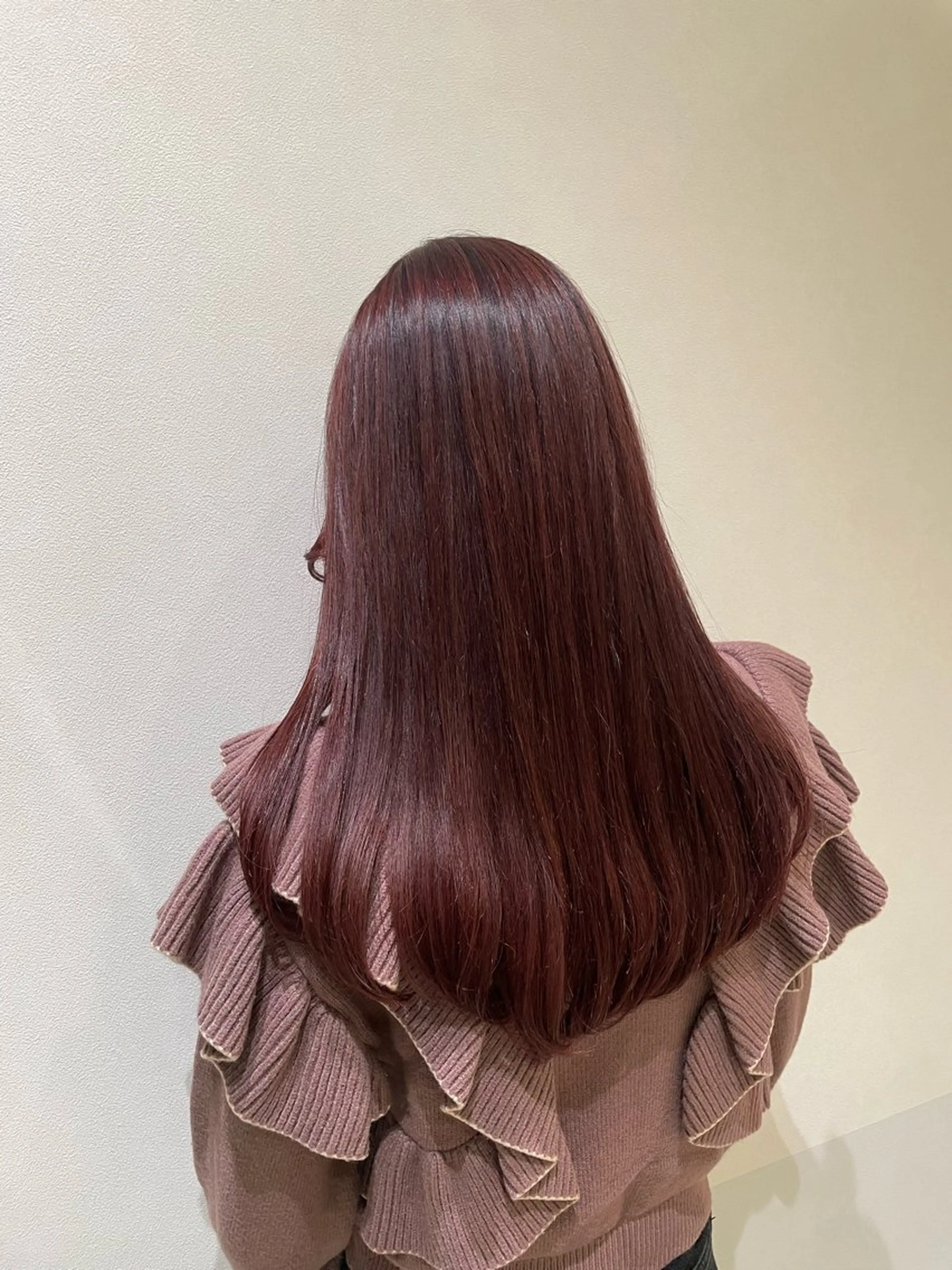 ロング カラー ブリーチ ブラウンカラー ダブルカラー ブリーチなしカラー ピンクカラー 🫖Eleanor Aya🥞のヘアスタイル