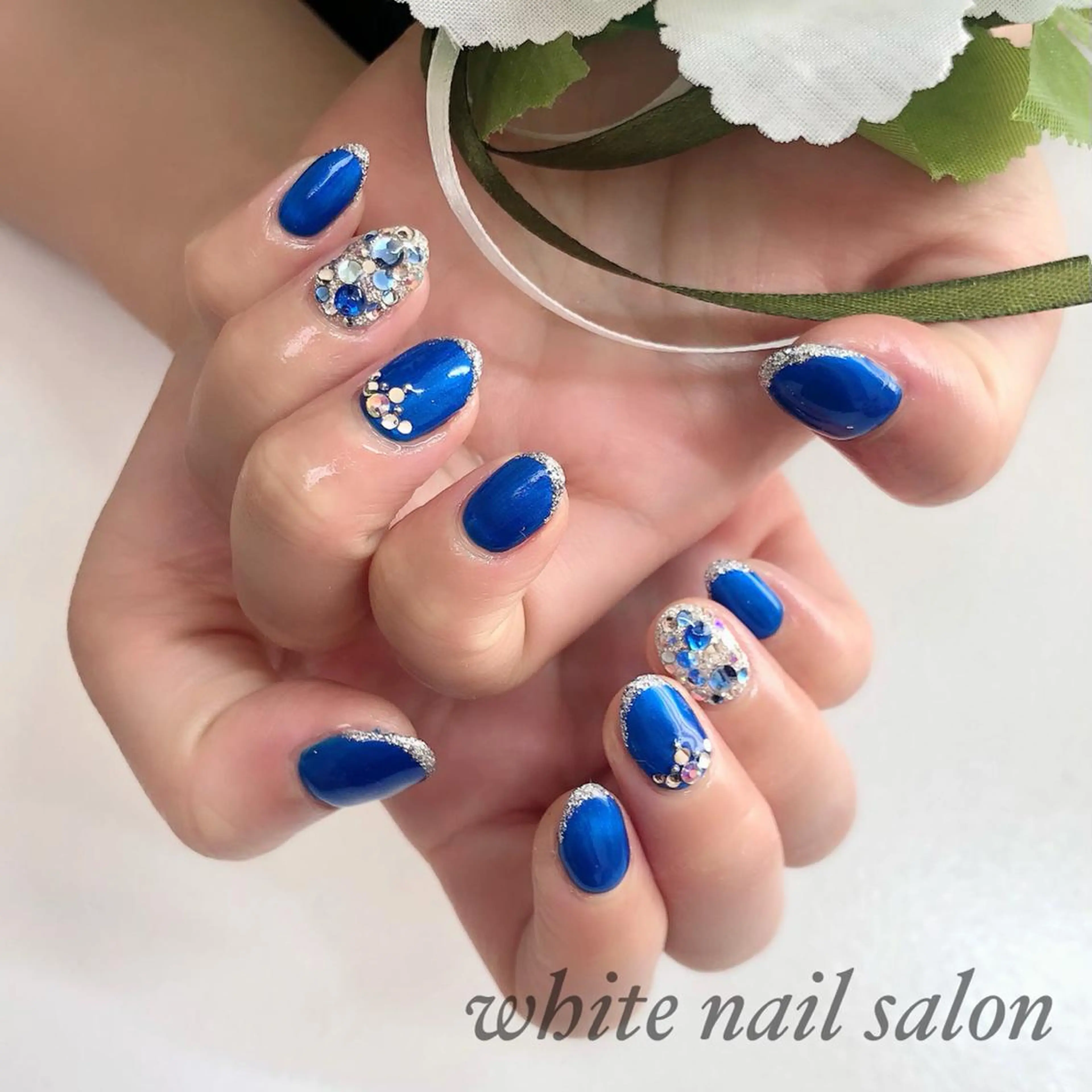 ネイル フットネイル ジェルネイル ハードジェル 持ち込み オフィスネイル ハンドネイル white nail salonのネイルデザイン