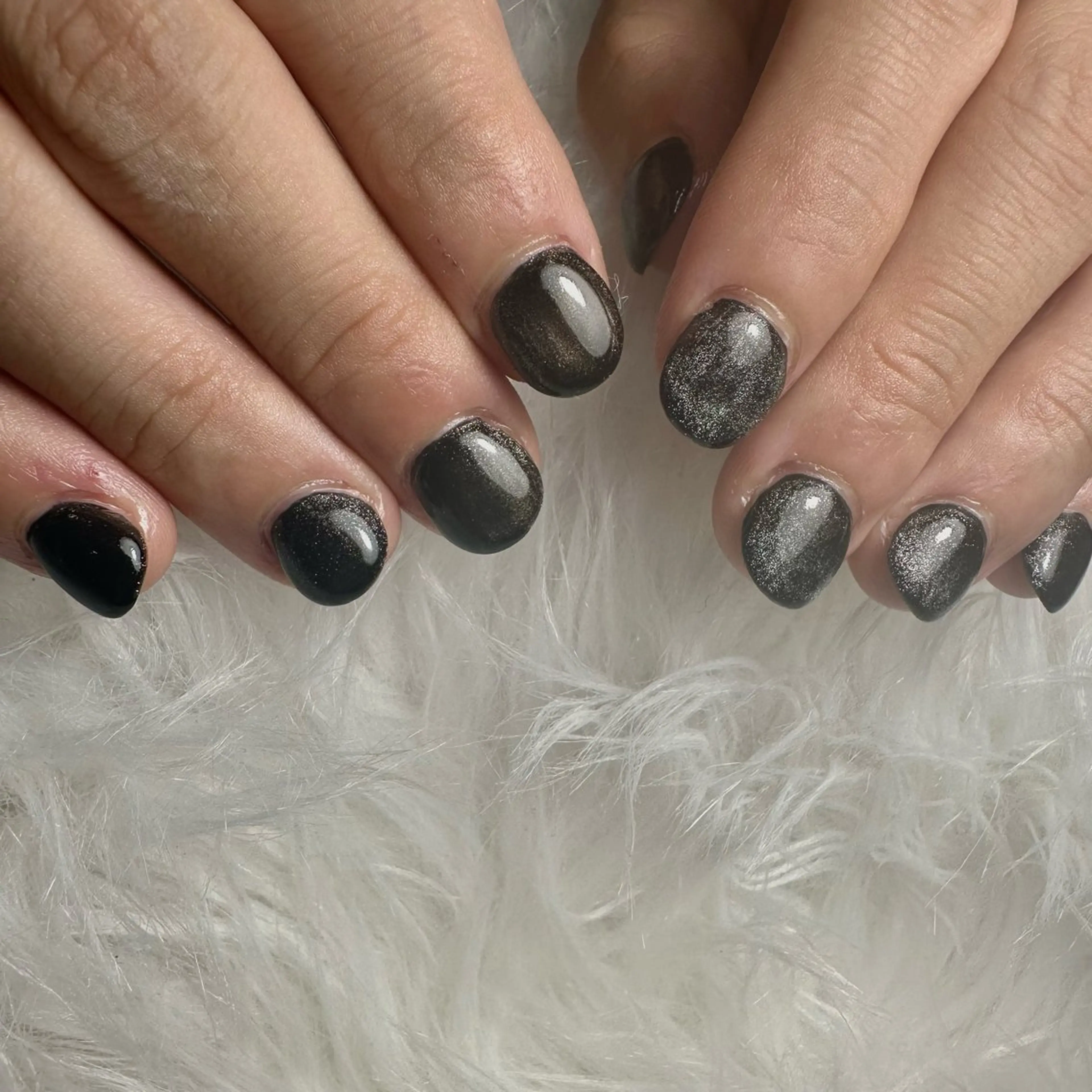 ネイル マグネットネイル メンズネイル Nakano Kanaのネイルデザイン