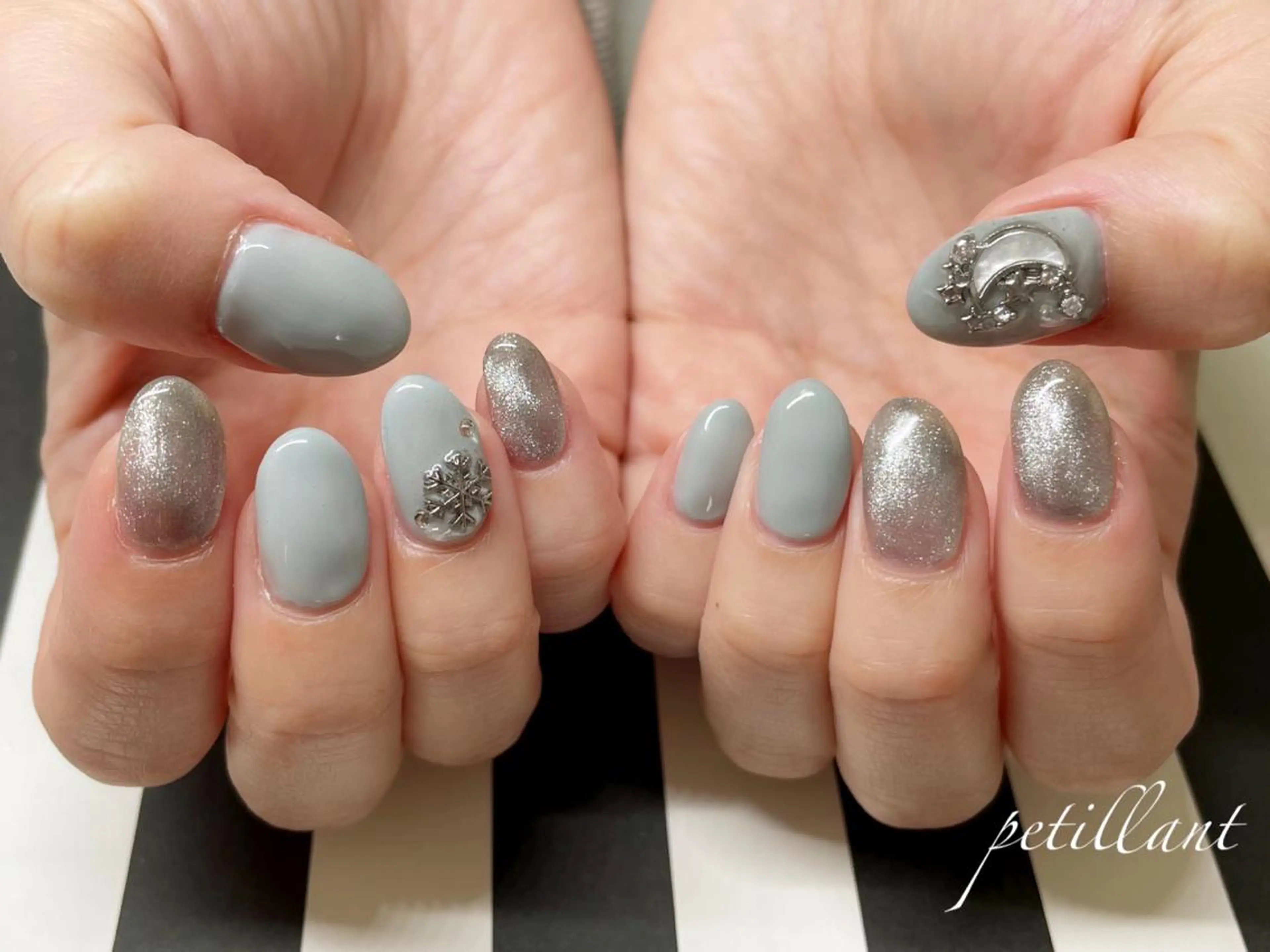 ネイル シンプルネイル nail salon petillantのネイルデザイン