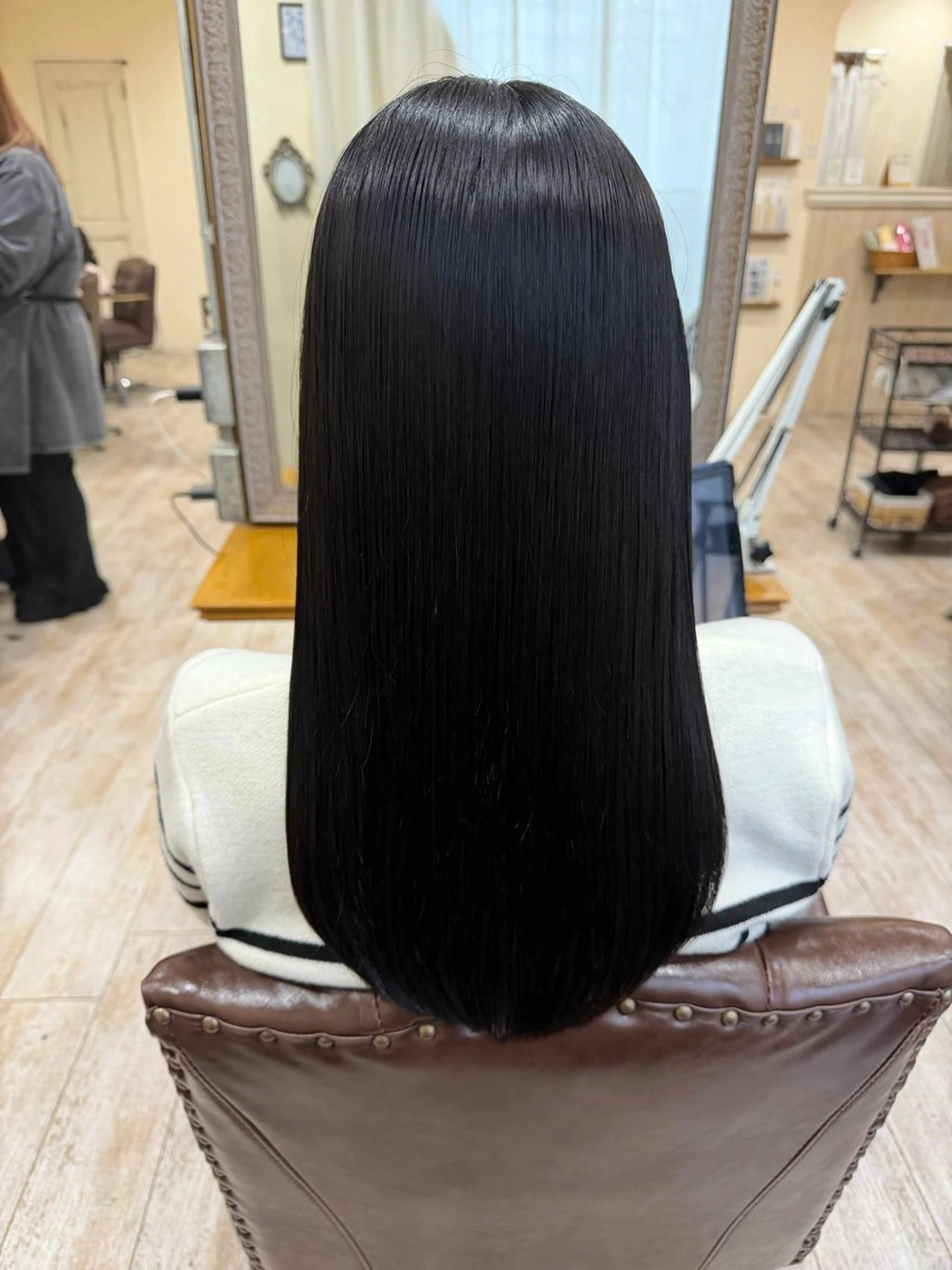 ロング カラー 髪質改善 レイヤーカット ロング カット ヘアカラー 縮毛矯正 トリートメント 新越谷noble店長 松本拓也▶◀*.のヘアスタイル