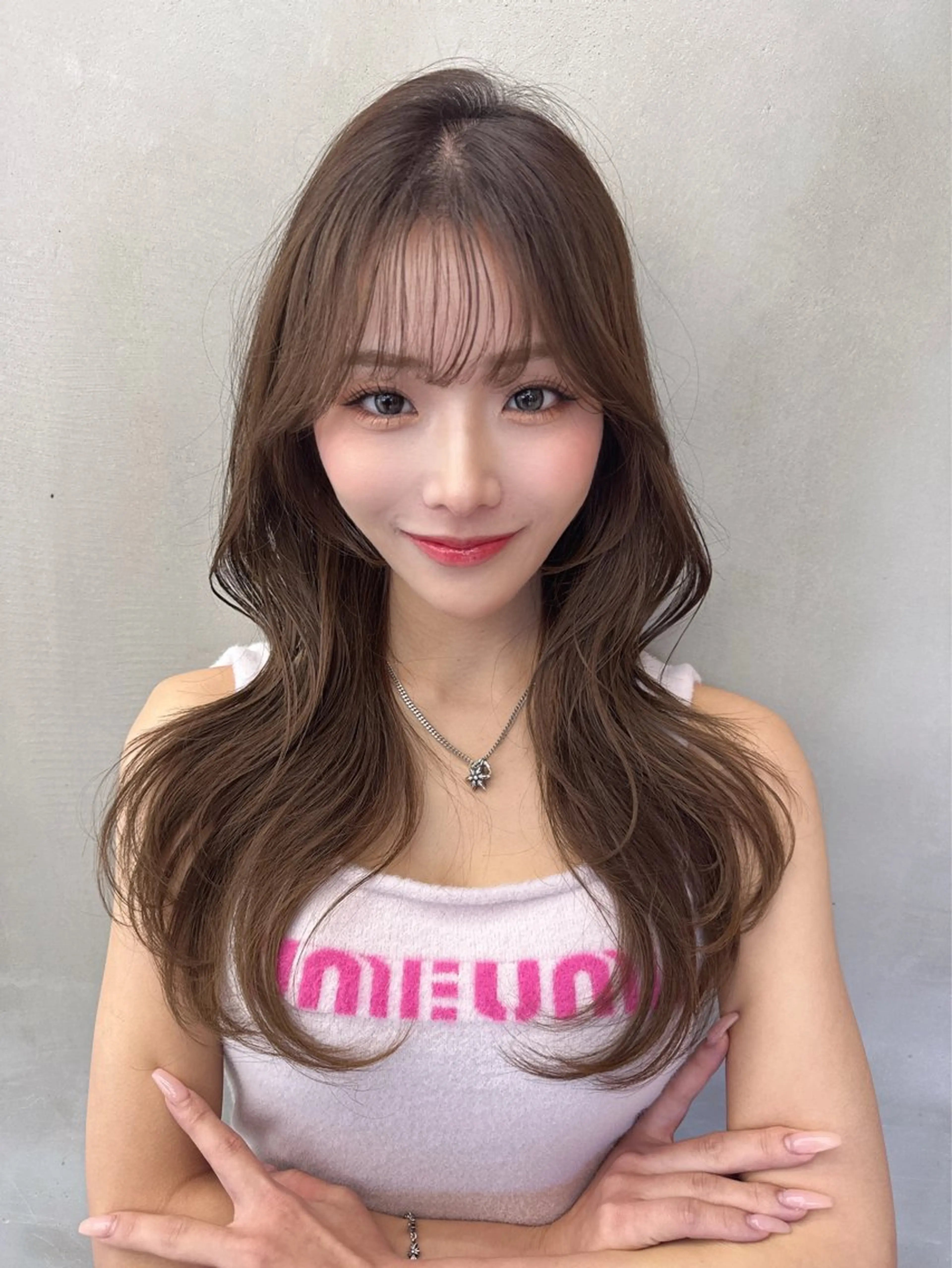 セミロング カット ヘアカラー トリートメント Lond strada所属・💎韓国レイヤー/ 髪質改善💎武村侑哉のヘアスタイル