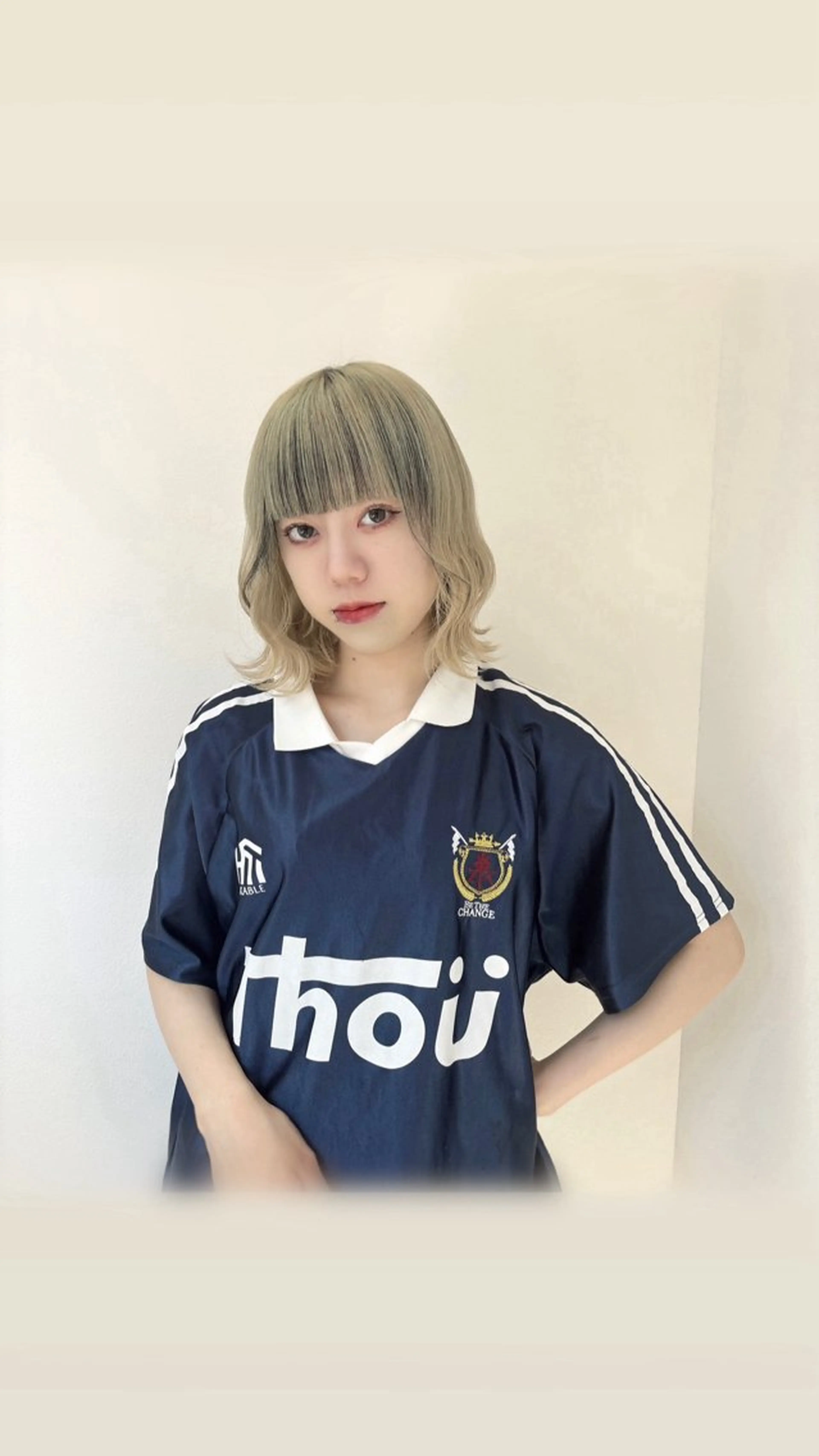 ロング カラー ヘアカラー トリートメント 艶髪ハイトーン/ ブロンド/Nagiのヘアスタイル