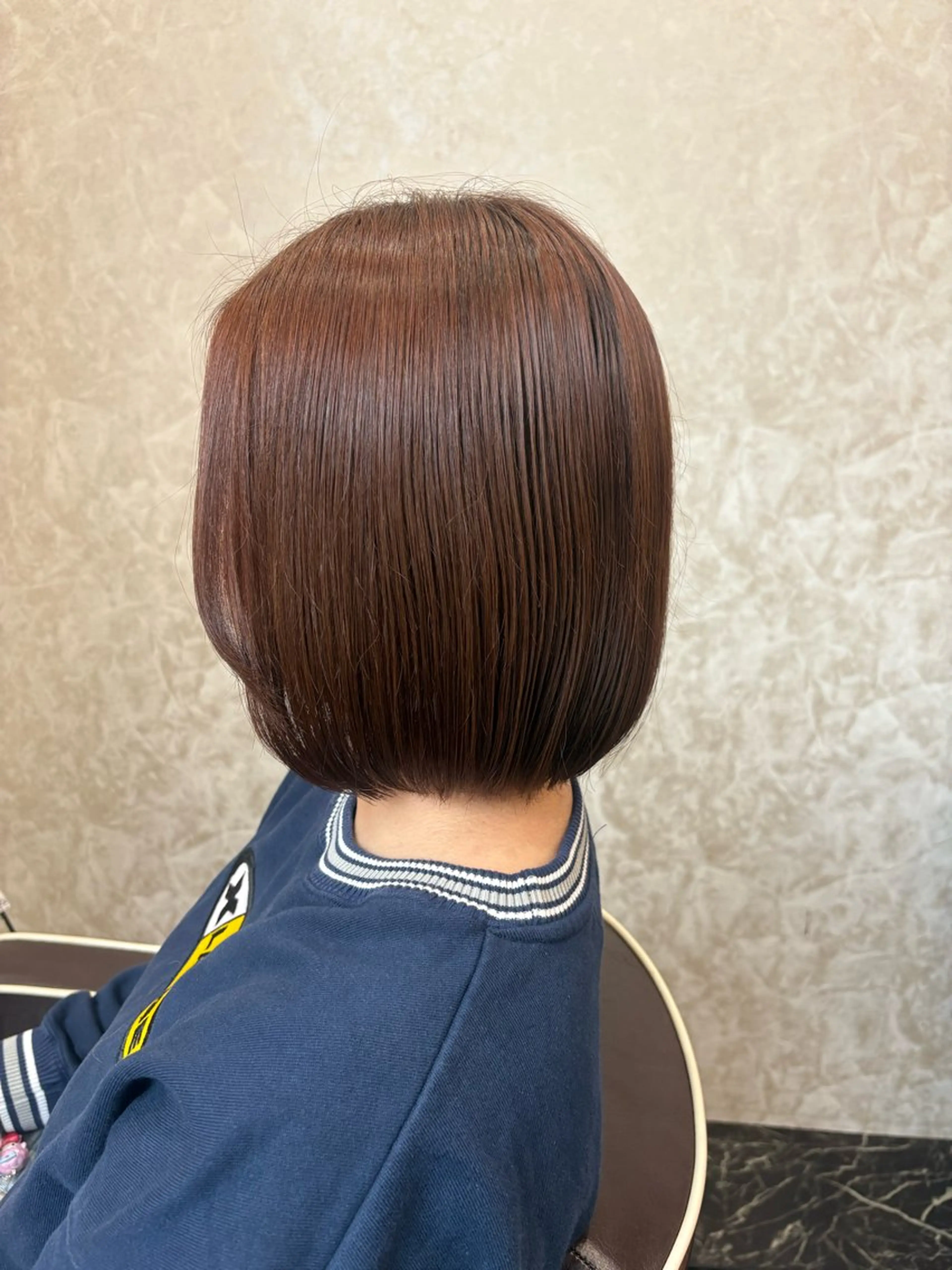 ショート カット トリートメント 暗髪艶カラー/ 髪質改善TR/maiのヘアスタイル